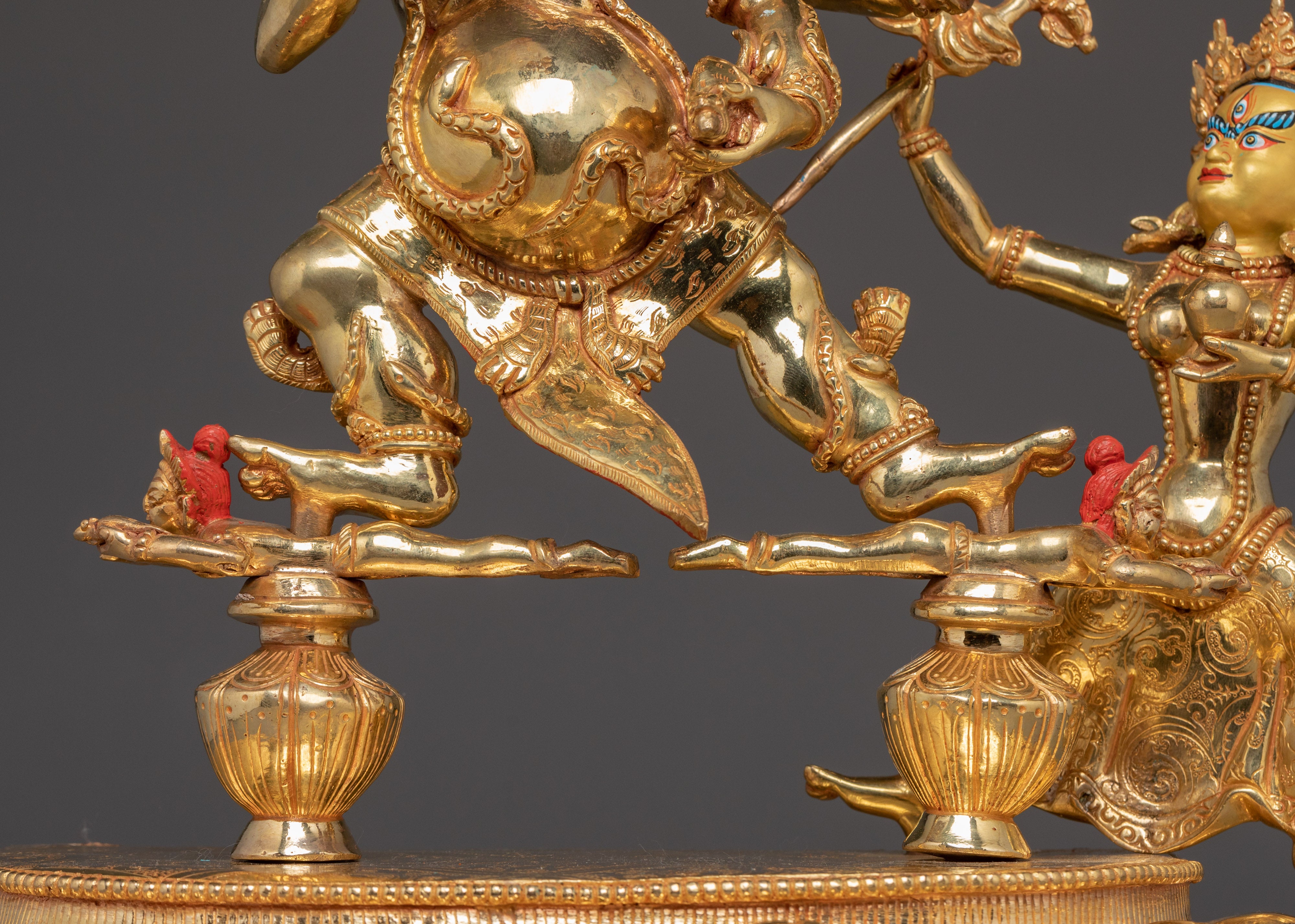 Fierce Black Dzambhala Statue | Remover of Poverty and Misfortune