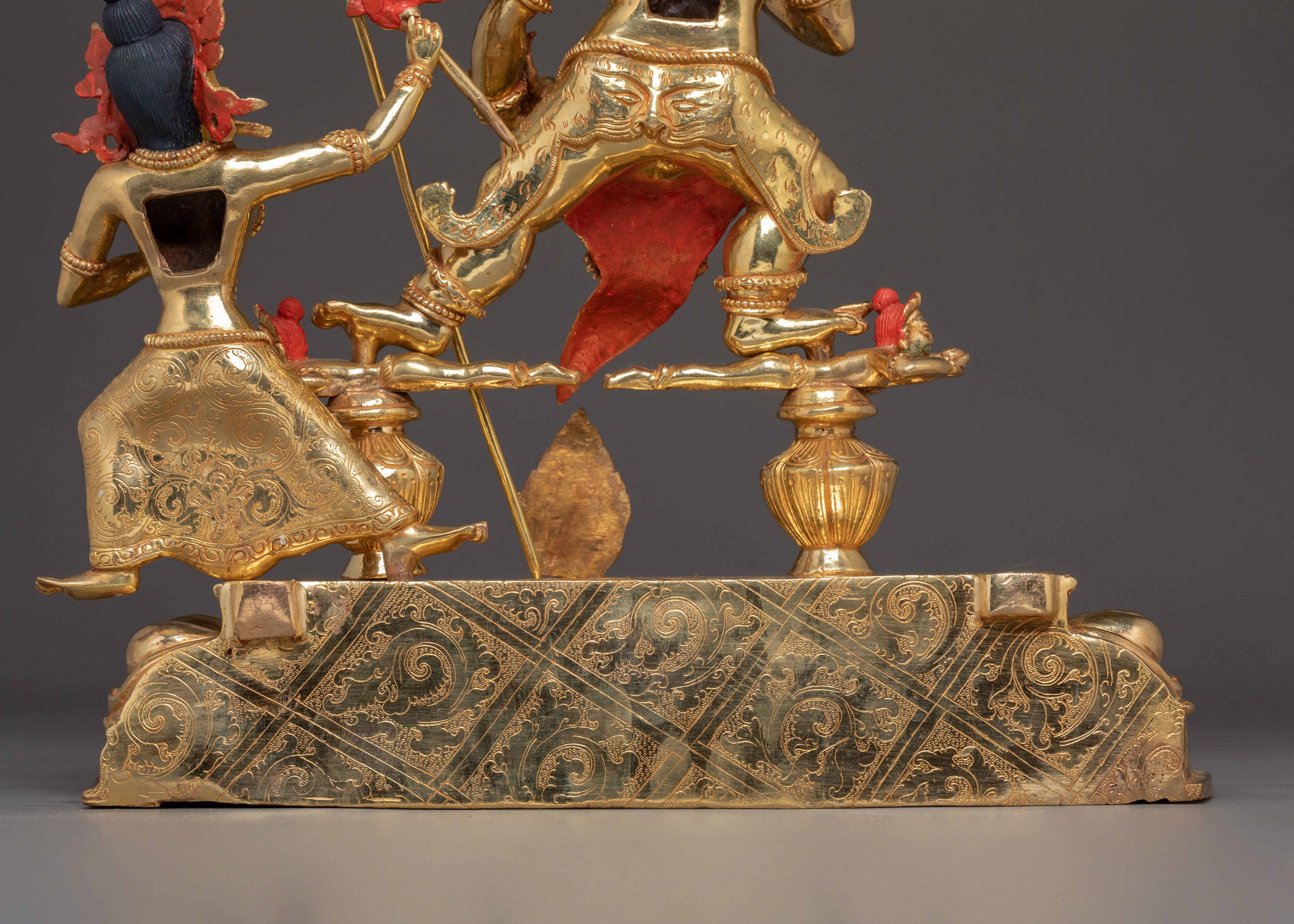 Fierce Black Dzambhala Statue | Remover of Poverty and Misfortune