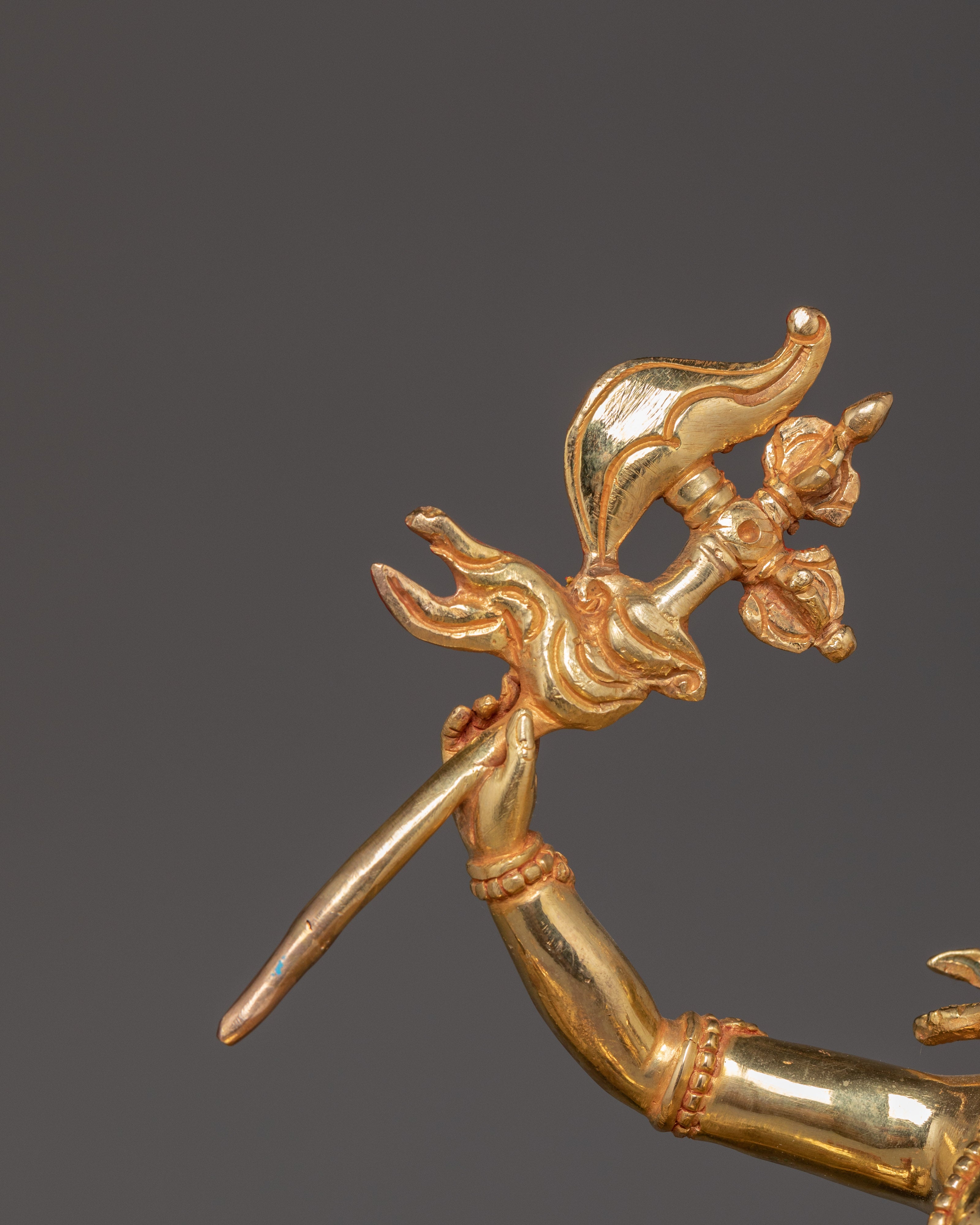Fierce Black Dzambhala Statue | Remover of Poverty and Misfortune