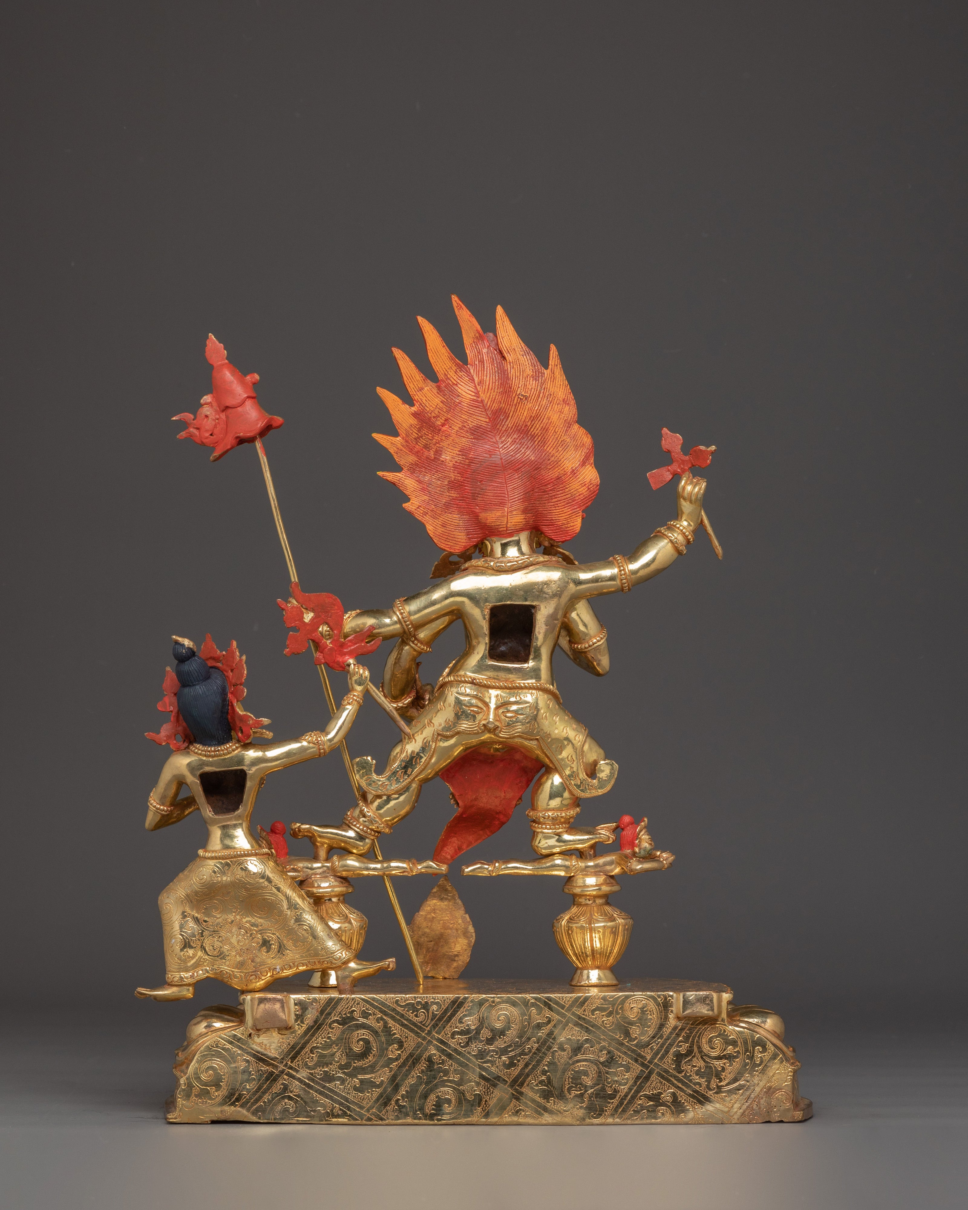 Fierce Black Dzambhala Statue | Remover of Poverty and Misfortune