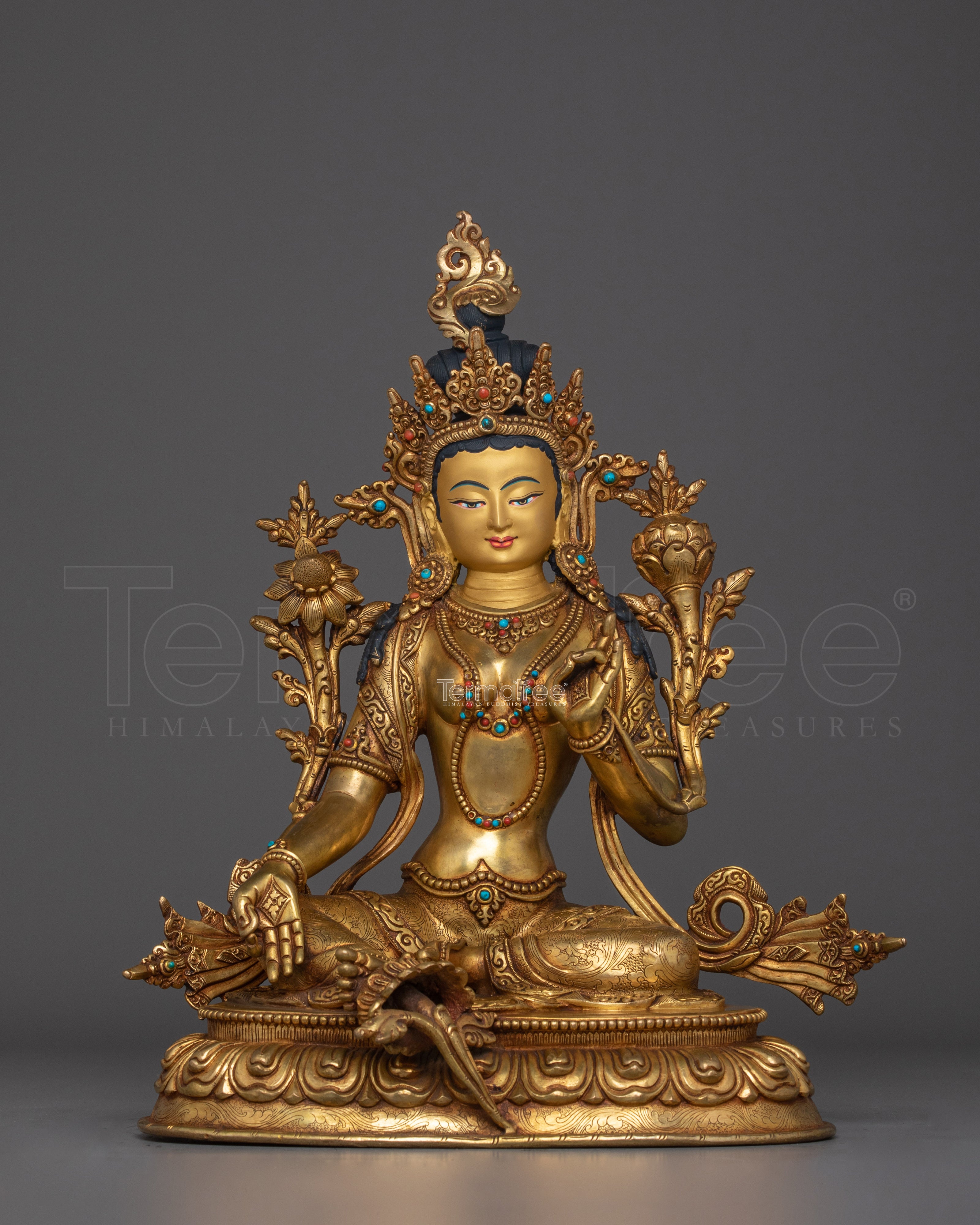 Compassionate Goddess Shyama Tara | Green Tara - Mother of All Buddhas