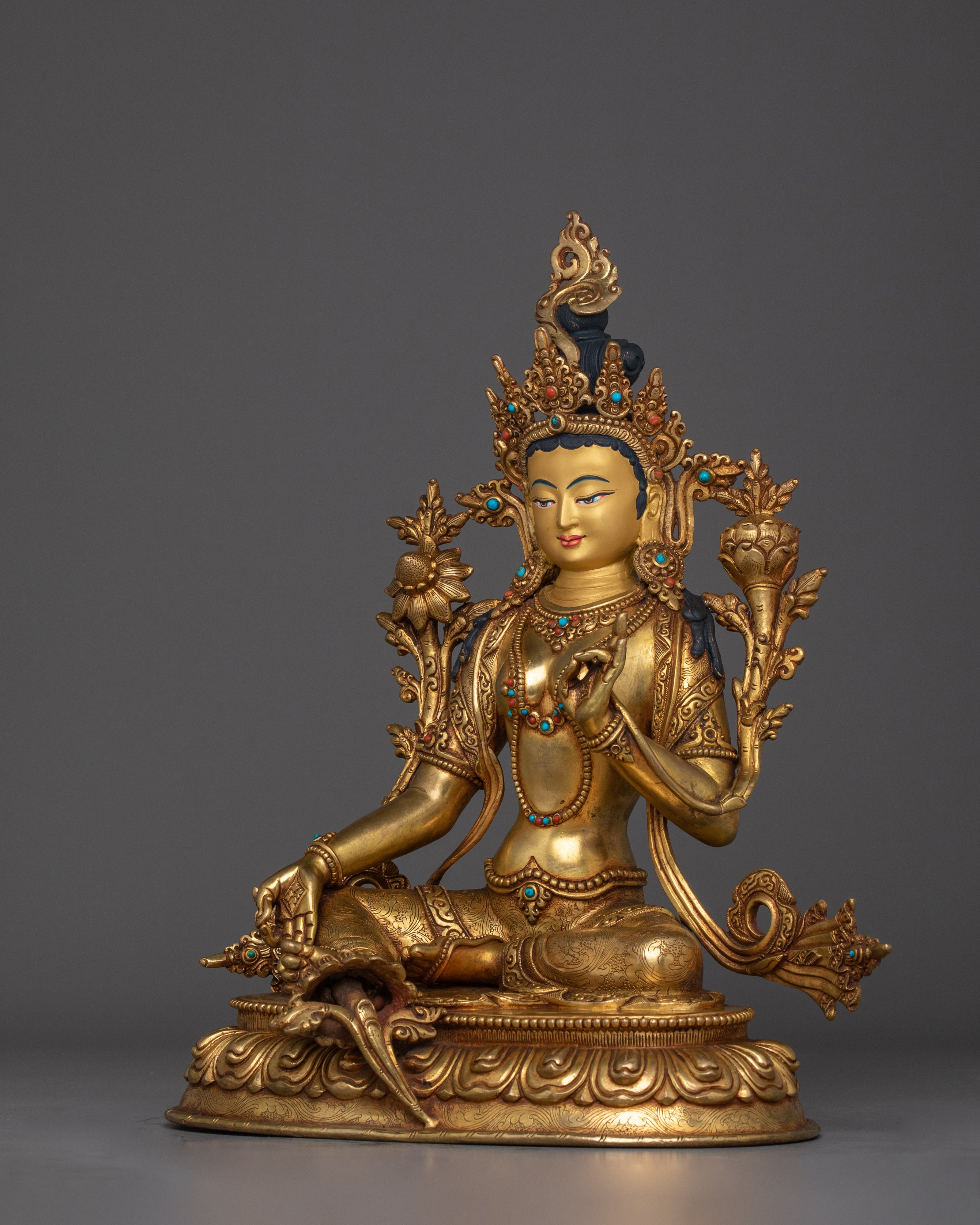Compassionate Goddess Shyama Tara | Green Tara - Mother of All Buddhas
