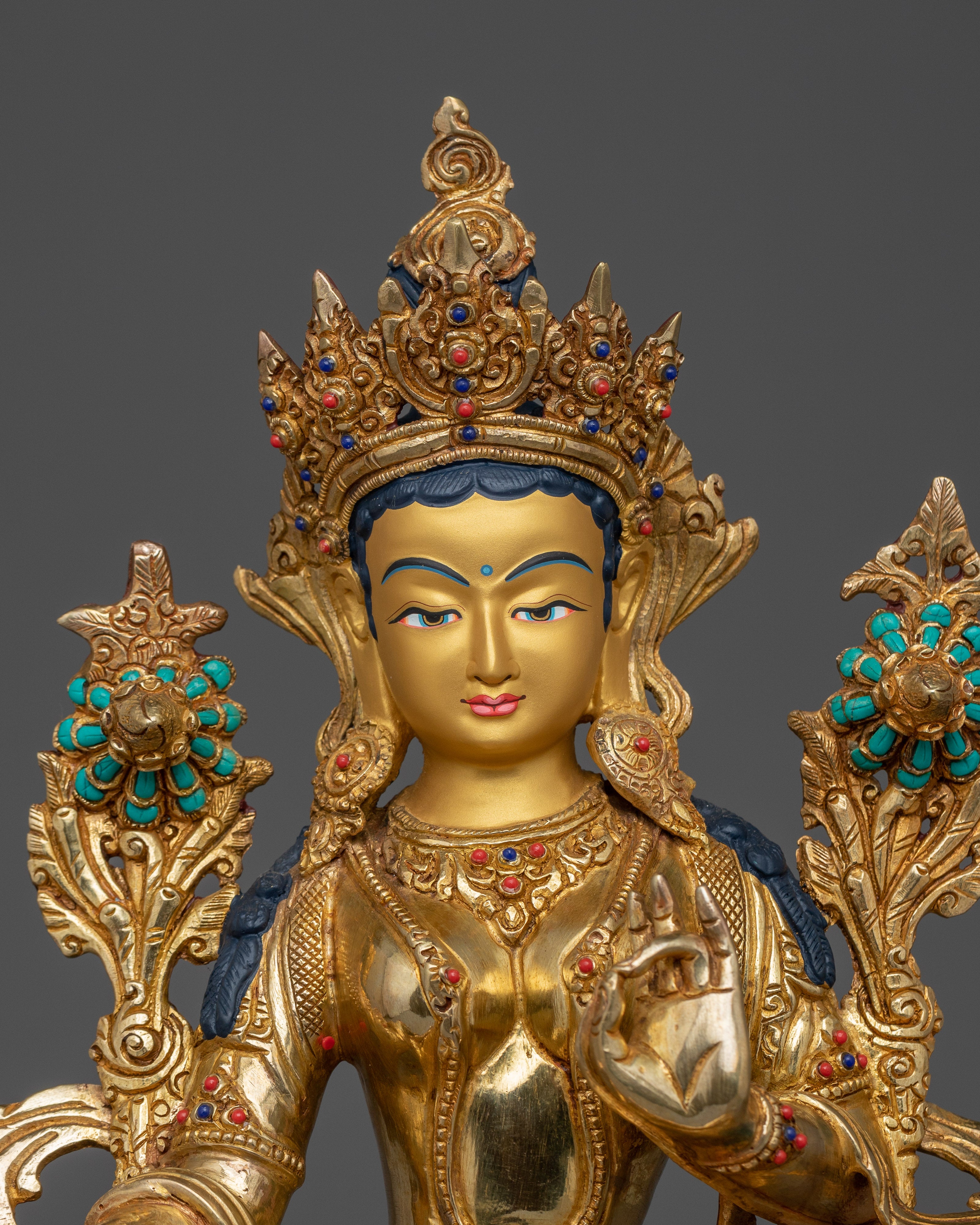 Sculpture of Mother of Liberation Green Tara | The Swift Savior of Compassion