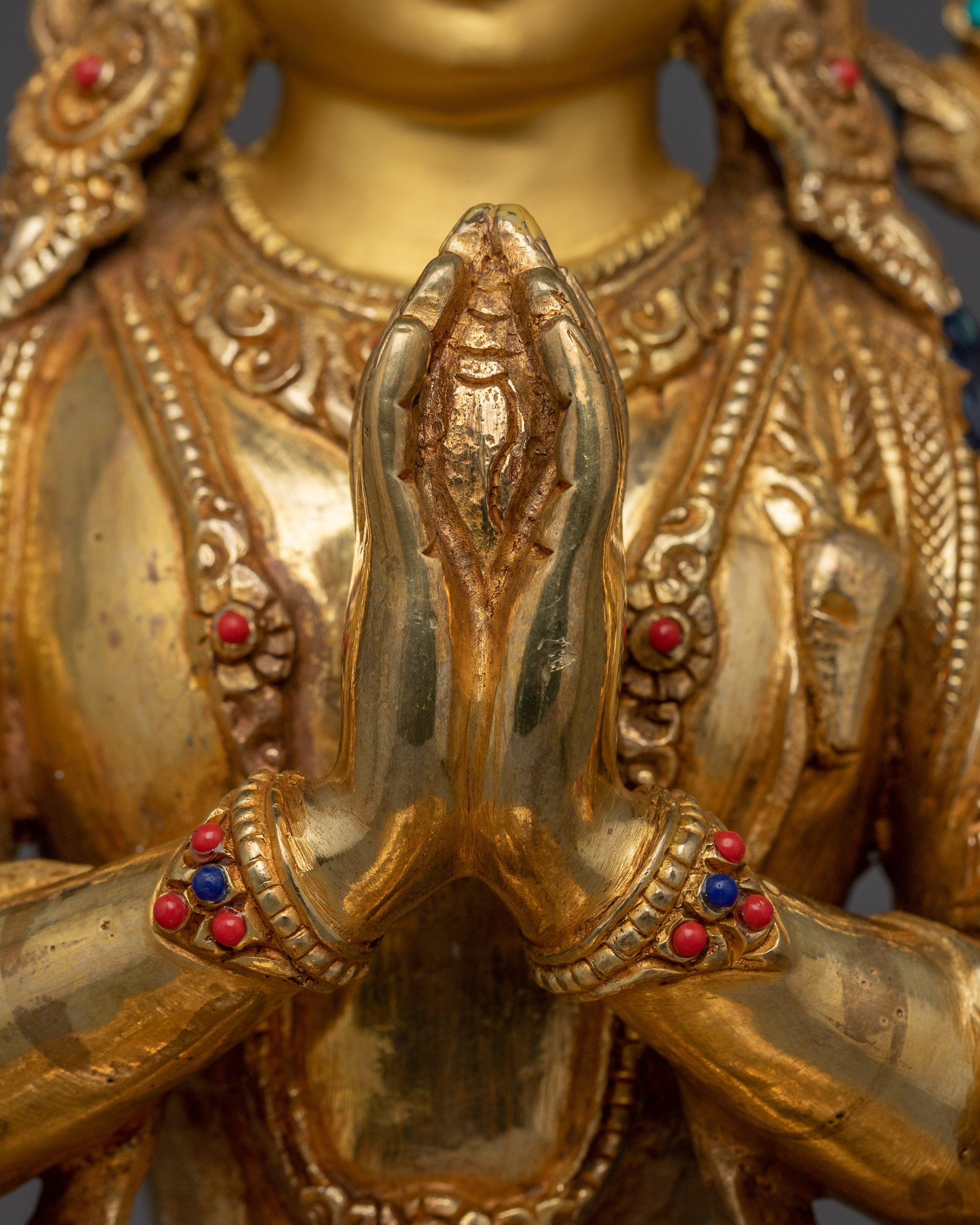 Tear of Compassion Chenrezig Statue | Traditional Artwork