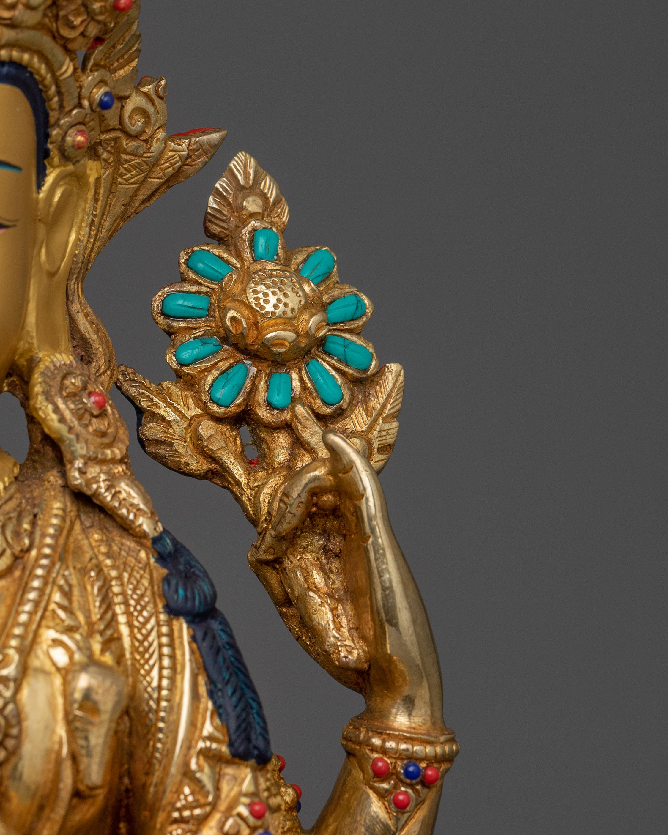 Tear of Compassion Chenrezig Statue | Traditional Artwork