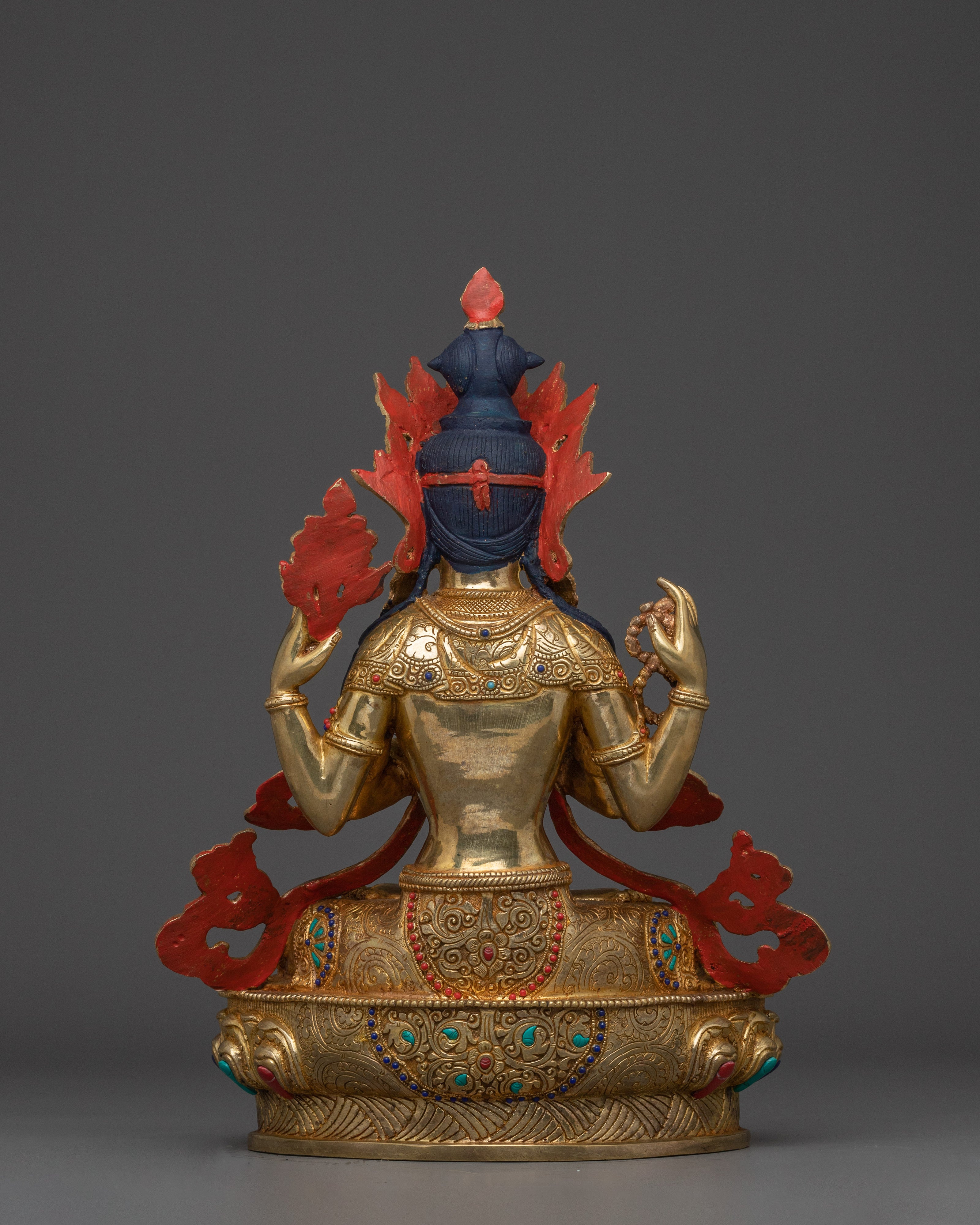 Tear of Compassion Chenrezig Statue | Traditional Artwork