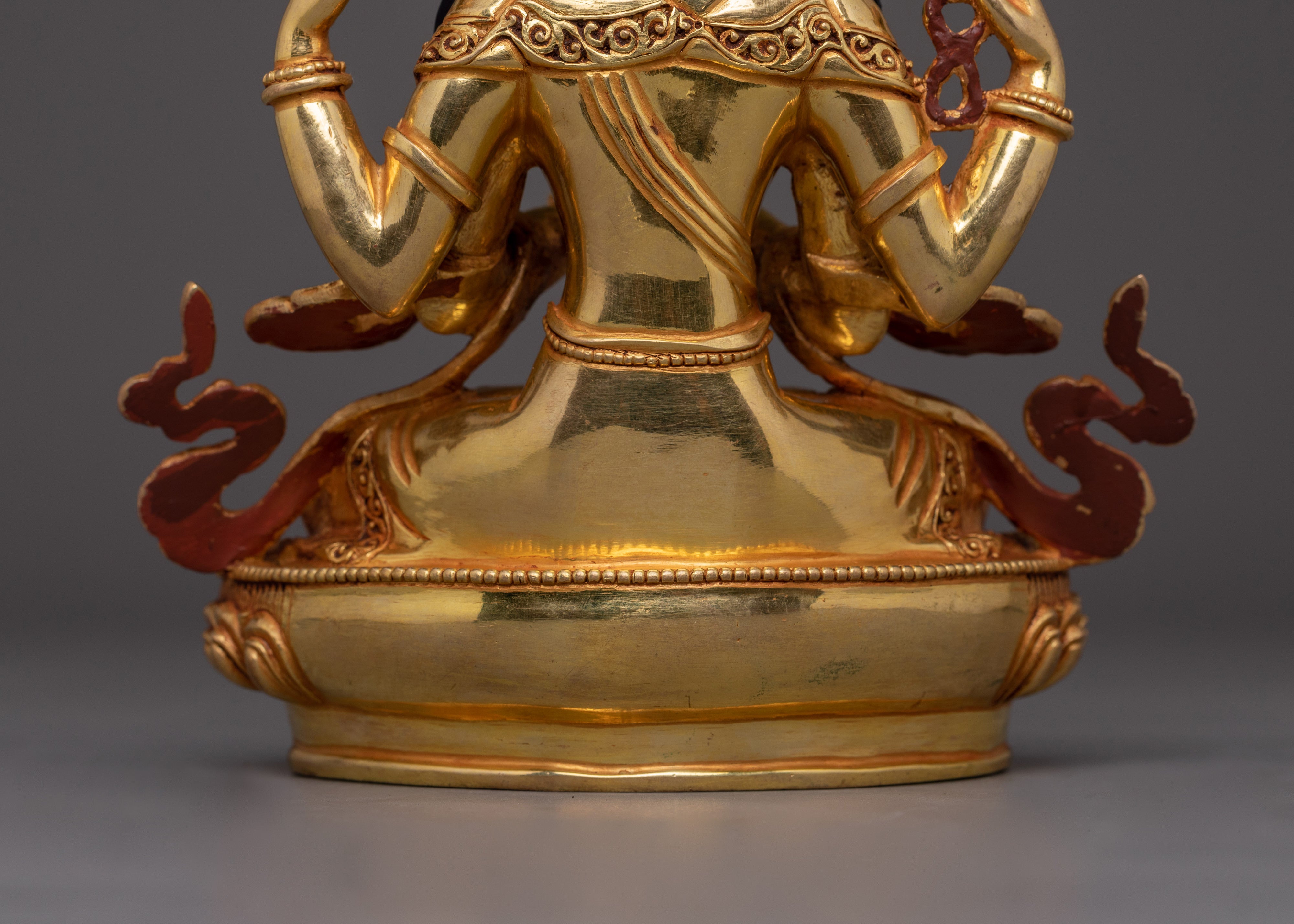 Tibetan Sacred Sculpture of Chenrezig | The Bodhisattva of Boundless Compassion