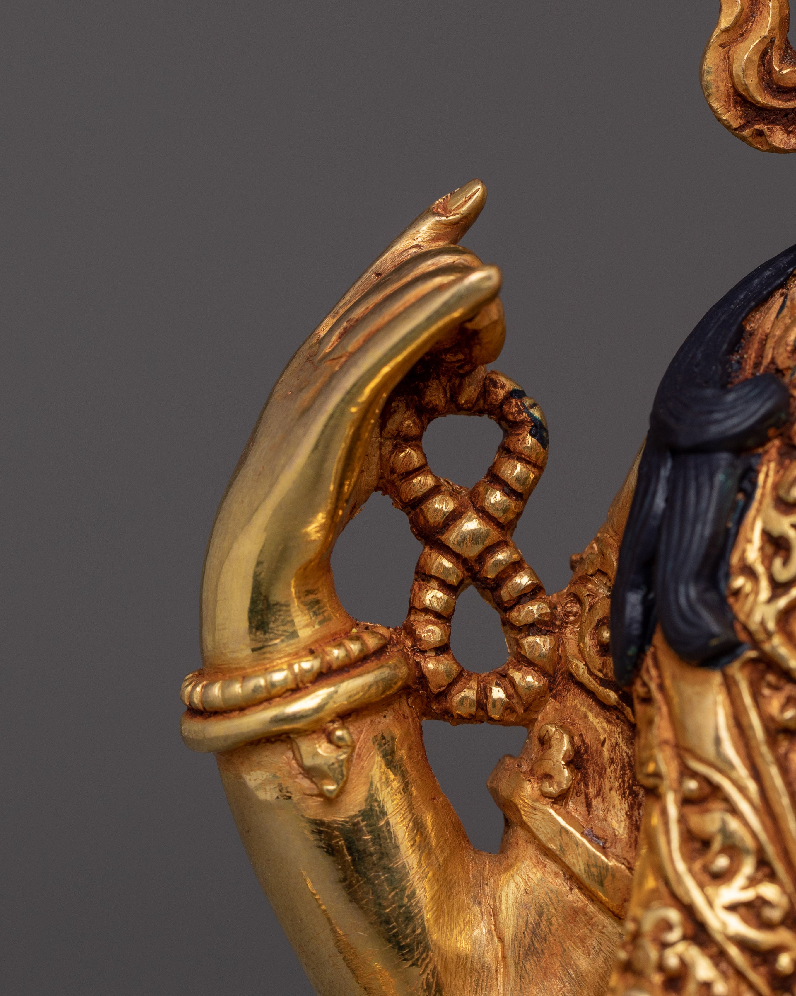 Tibetan Sacred Sculpture of Chenrezig | The Bodhisattva of Boundless Compassion