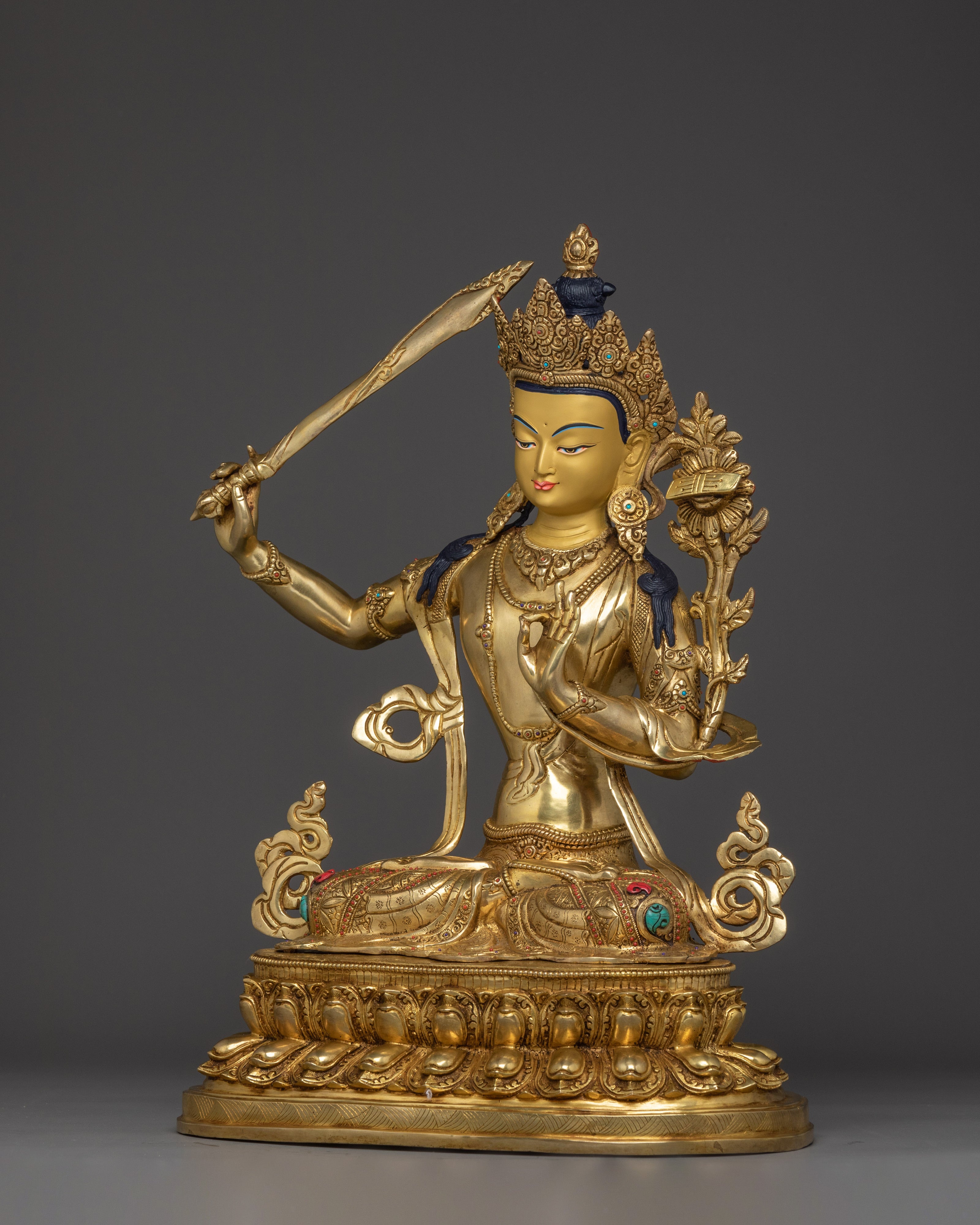 Handmade Bodhisattva of Supreme Wisdom Manjushri | Path of Clear Understanding
