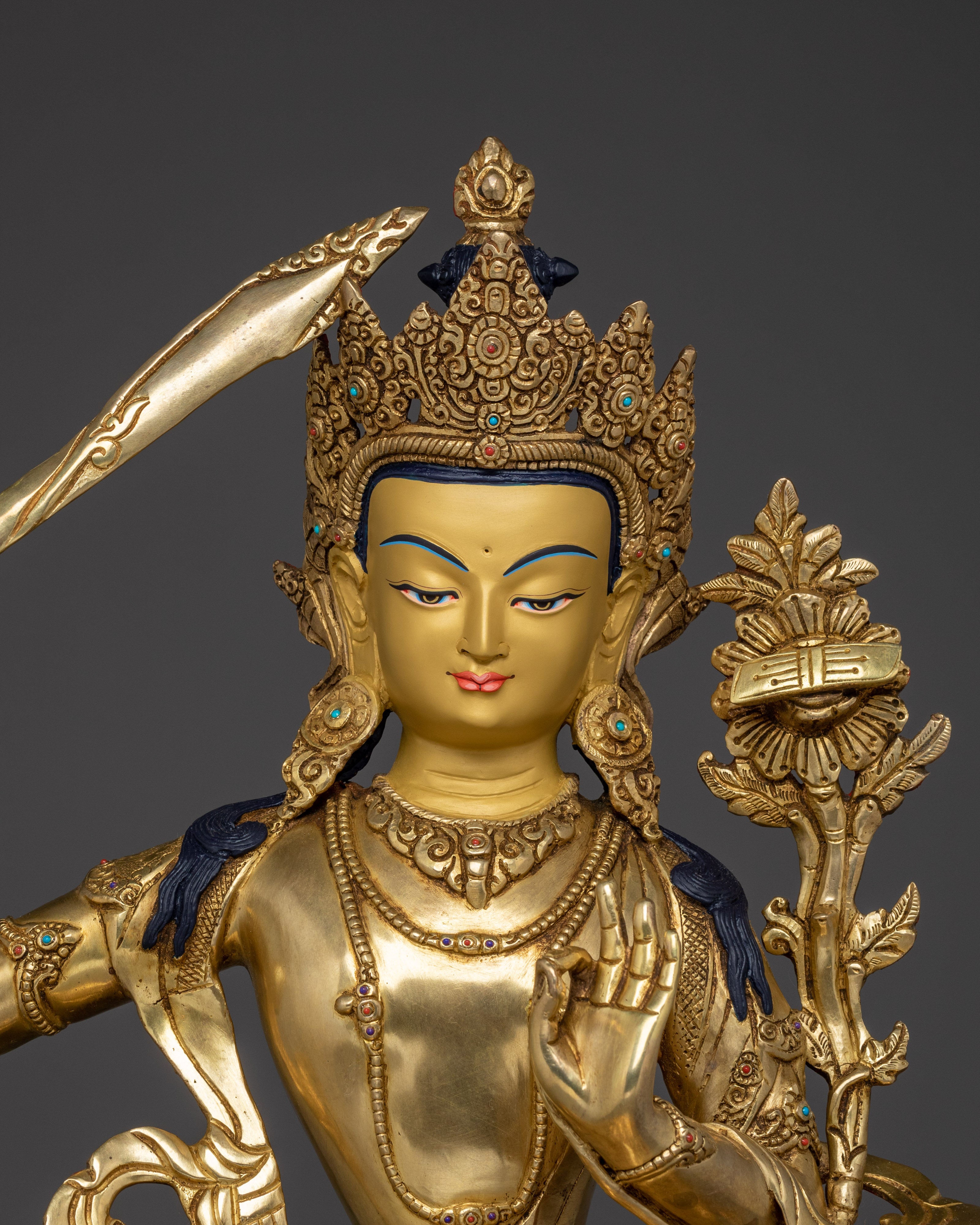 Handmade Bodhisattva of Supreme Wisdom Manjushri | Path of Clear Understanding