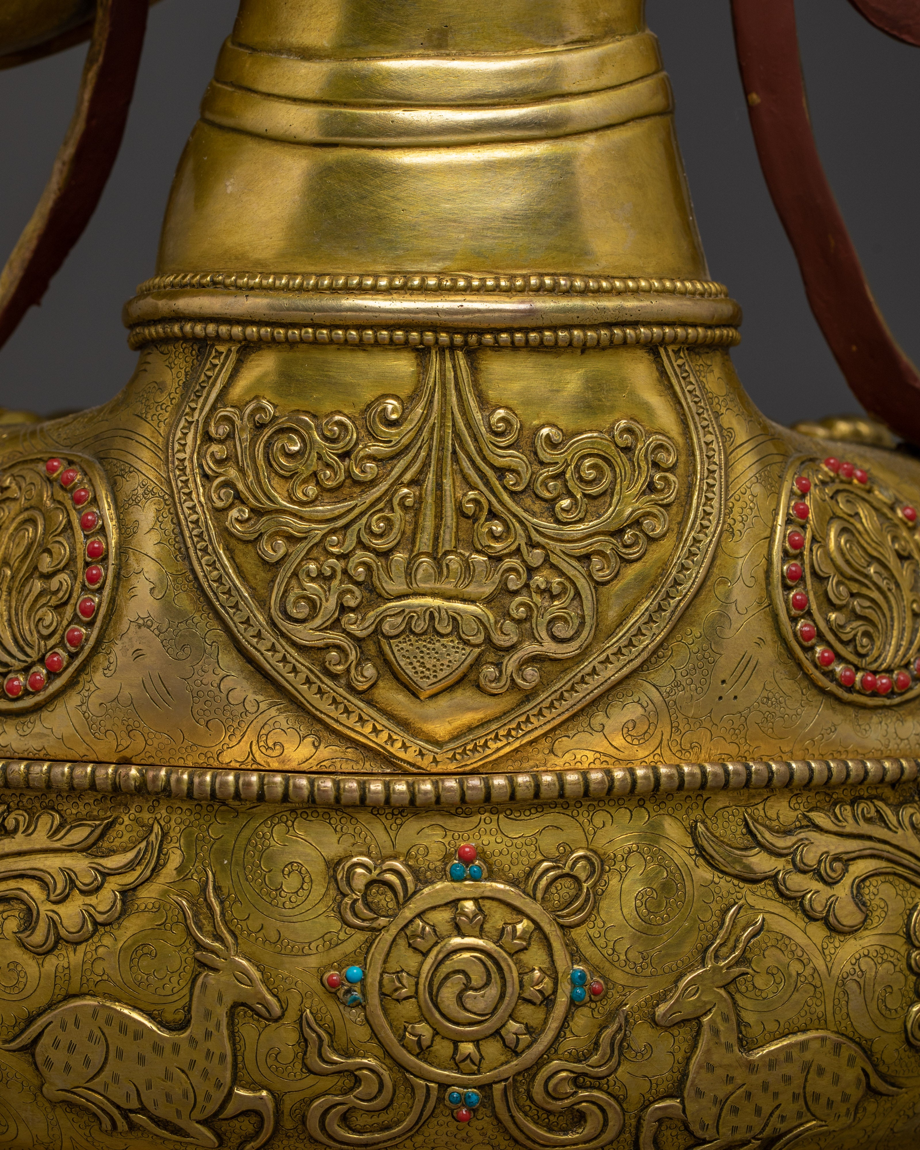 Traditional Tibetan Sculpture of Manjushri | The Flame of Wisdom