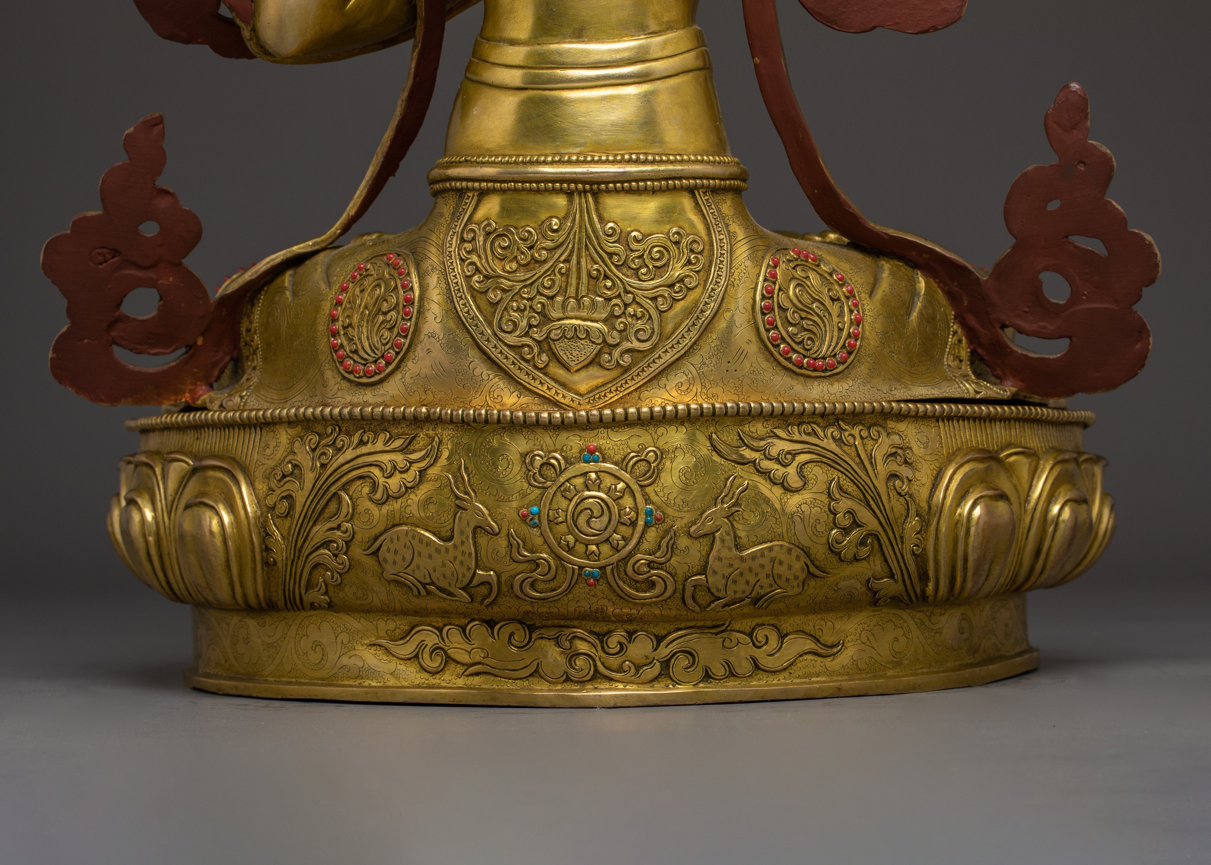 Traditional Tibetan Sculpture of Manjushri | The Flame of Wisdom