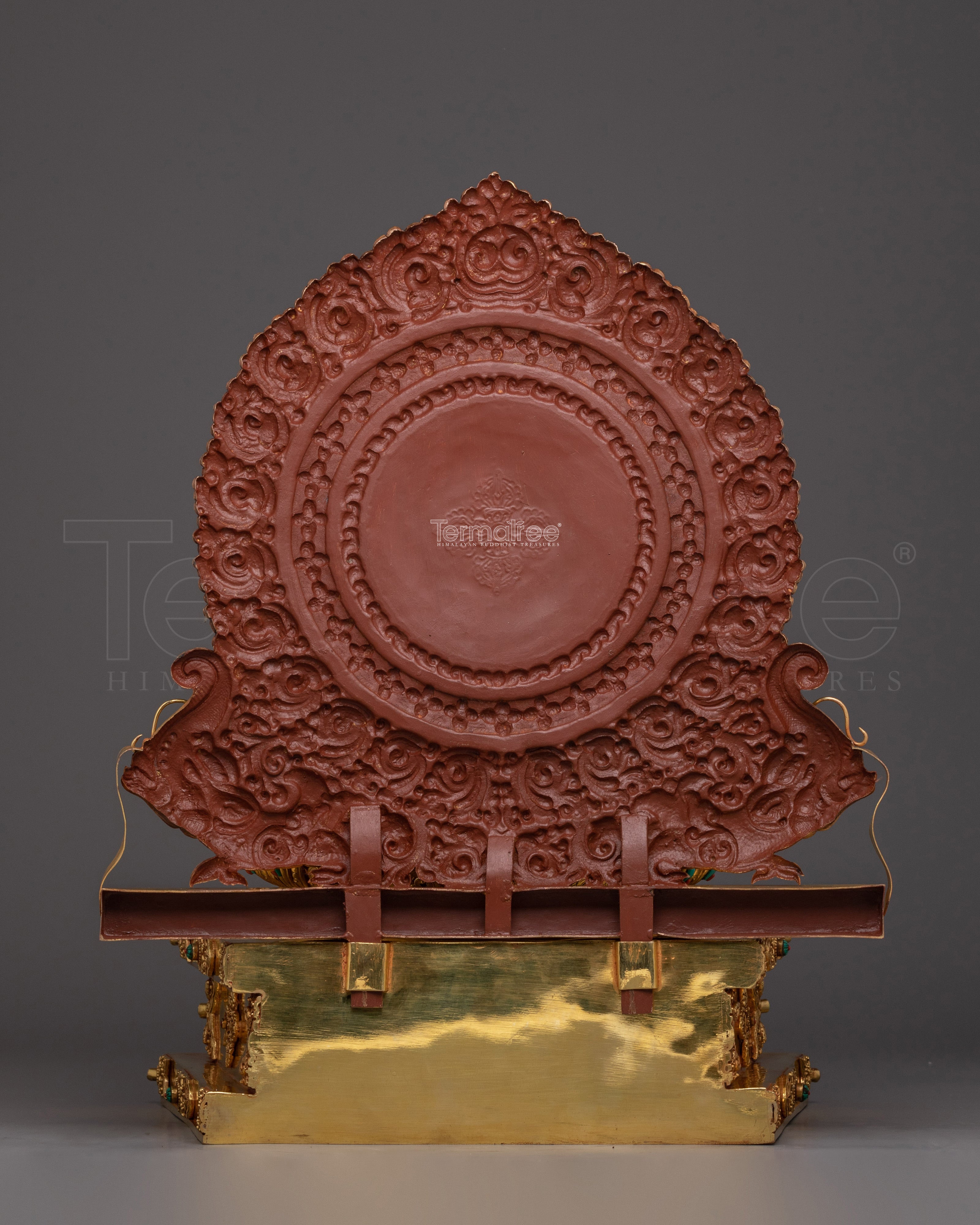 Buddhist Handcrafted Throne | Throne for Enhancing Statues Presence