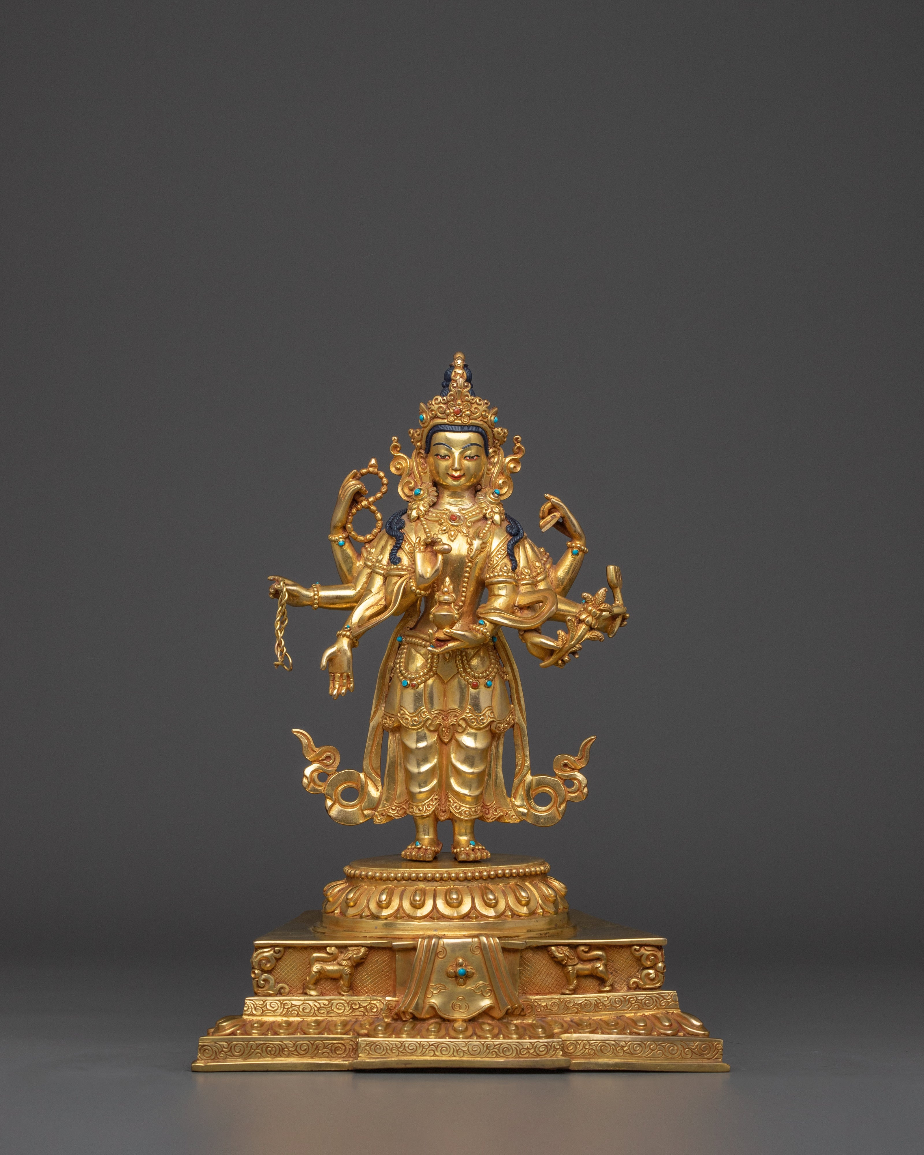 Statue of Amoghapasa Lokeshwora | Multi-armed form of Avalokiteshvara