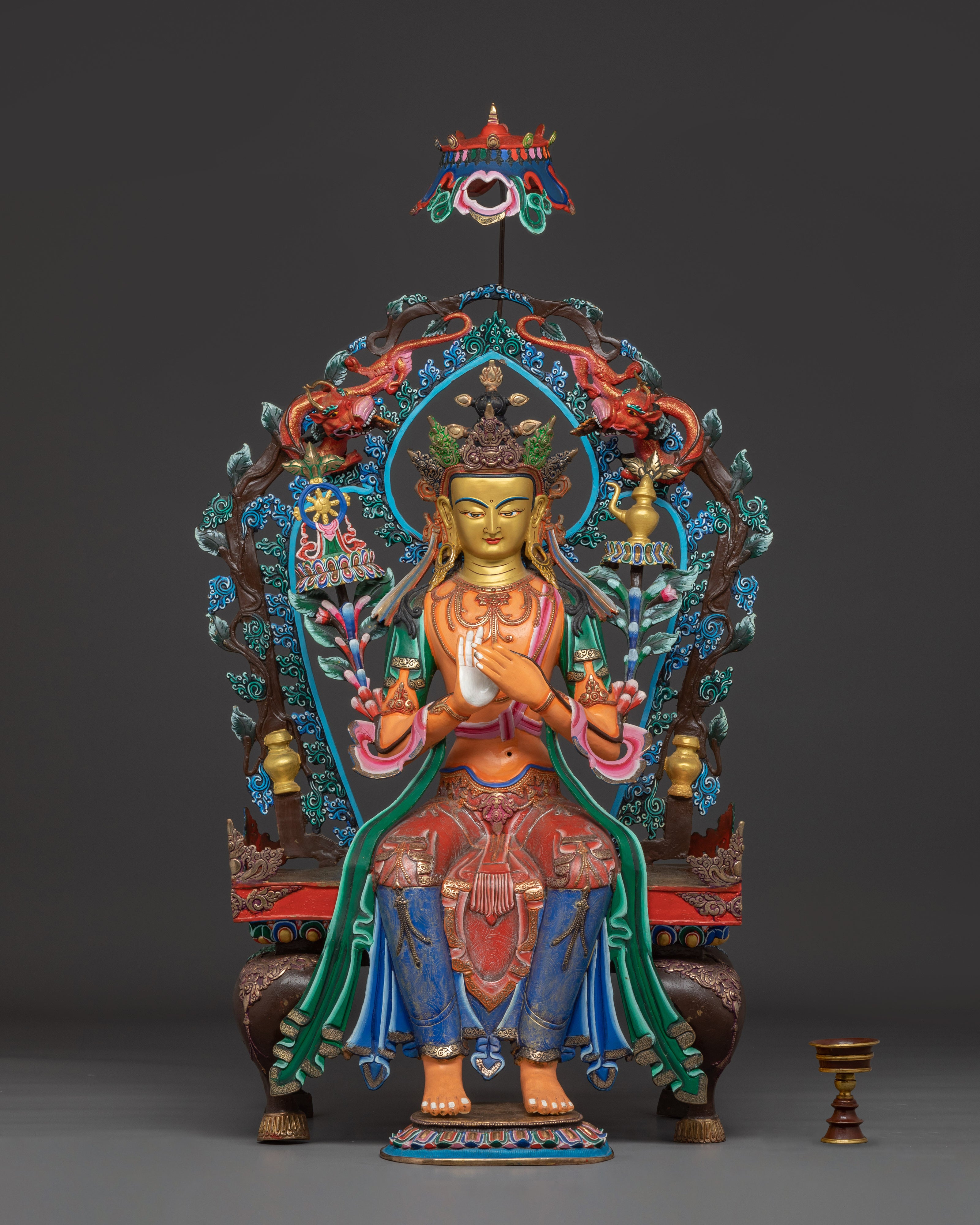 Divine Sculpture of Maitreya Buddha | The Buddha of the Future