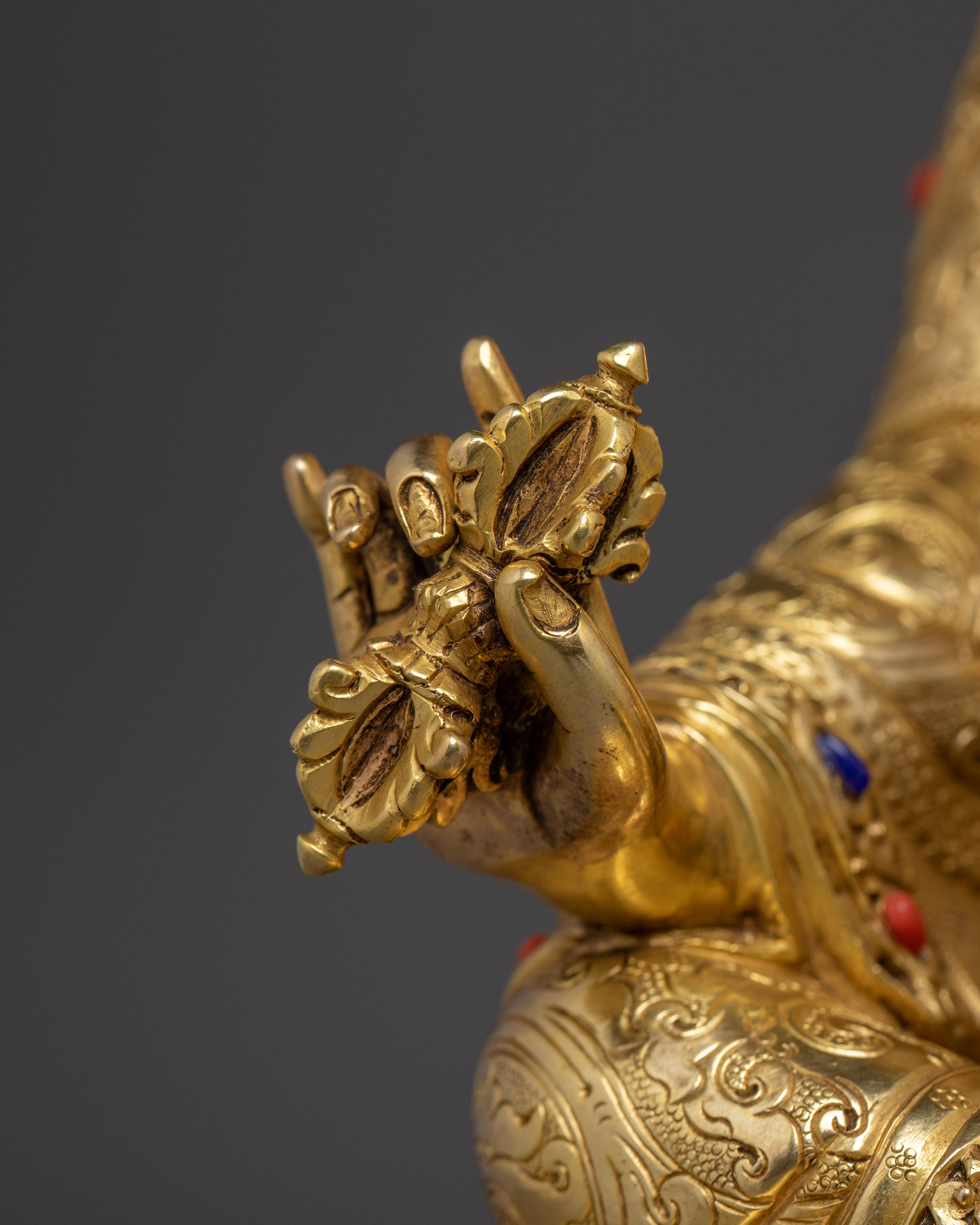 Precious Guru Rinpoche Handmade Statue | Lotus Born Padmasambhava