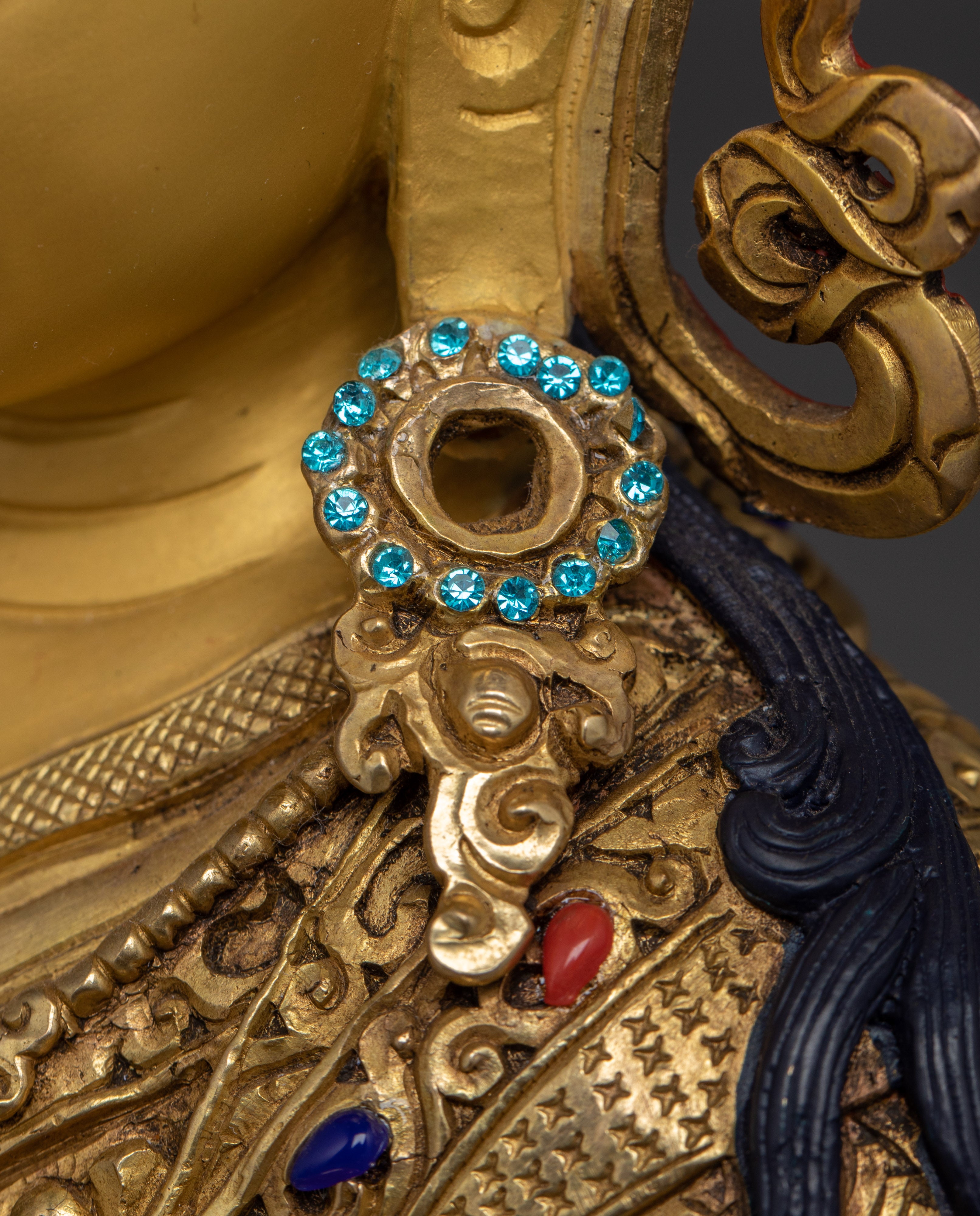 Precious Guru Rinpoche Handmade Statue | Lotus Born Padmasambhava