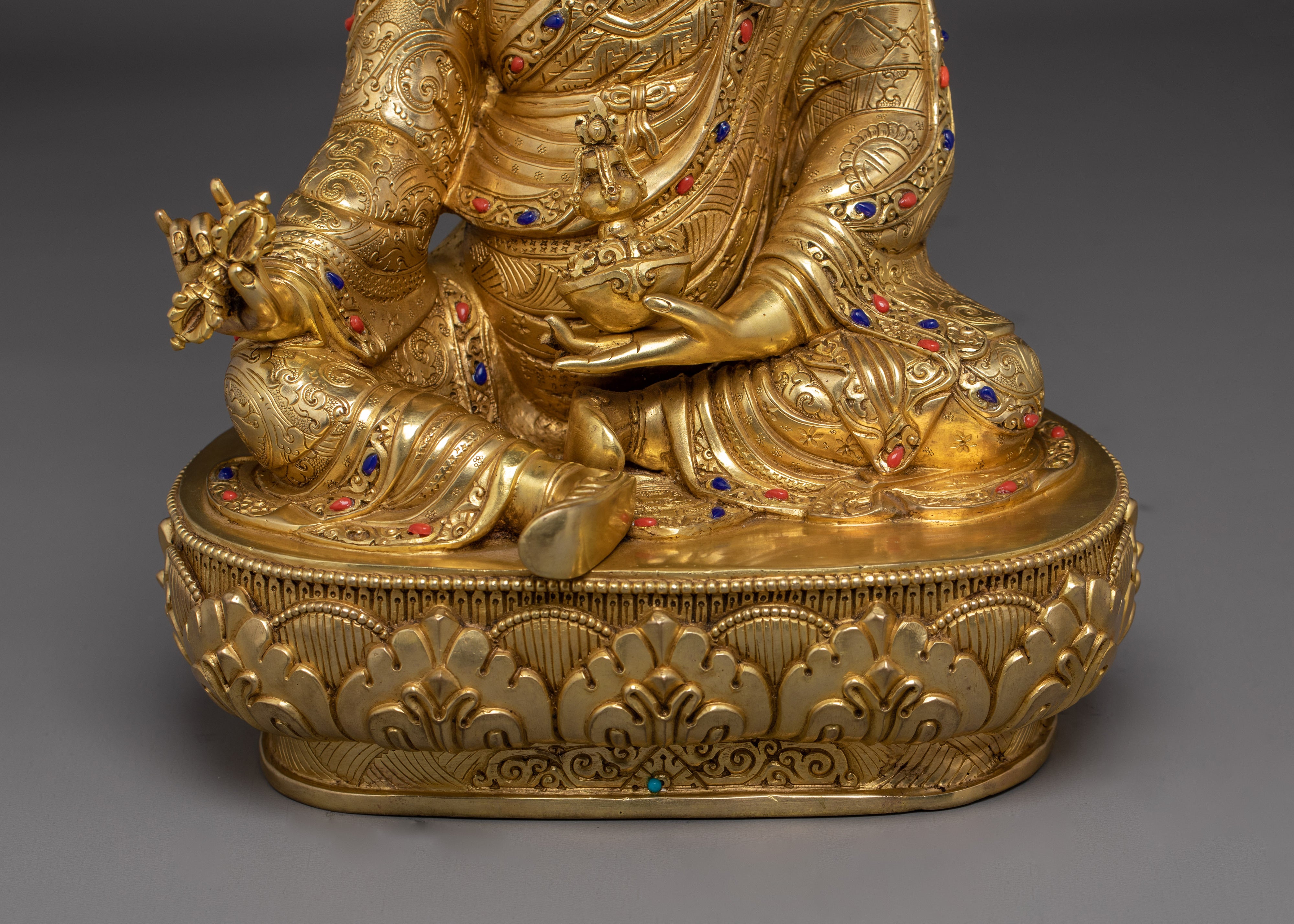 Precious Guru Rinpoche Handmade Statue | Lotus Born Padmasambhava