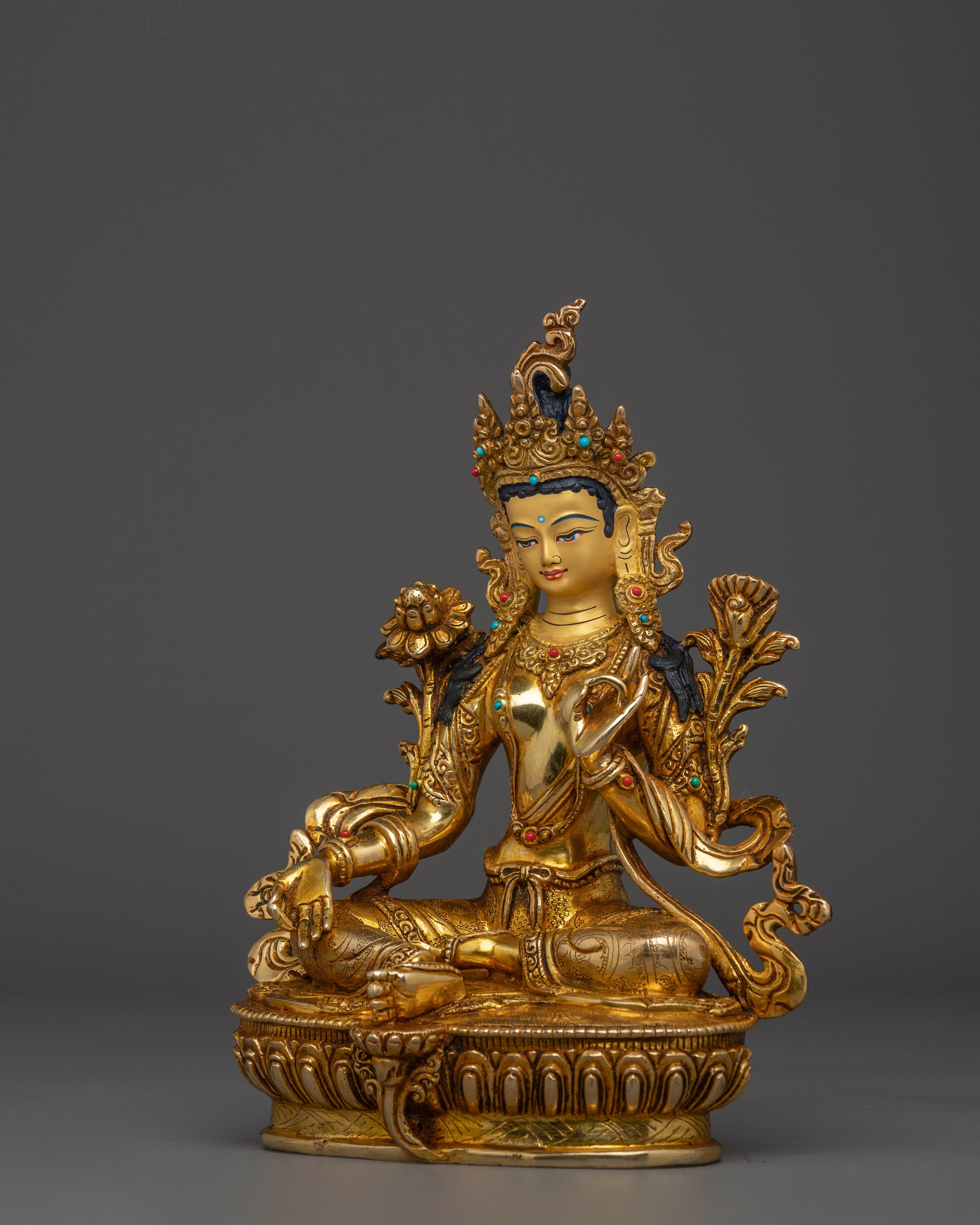 Lotus of Enlightenment Green Tara | The Swift Savior of Compassion