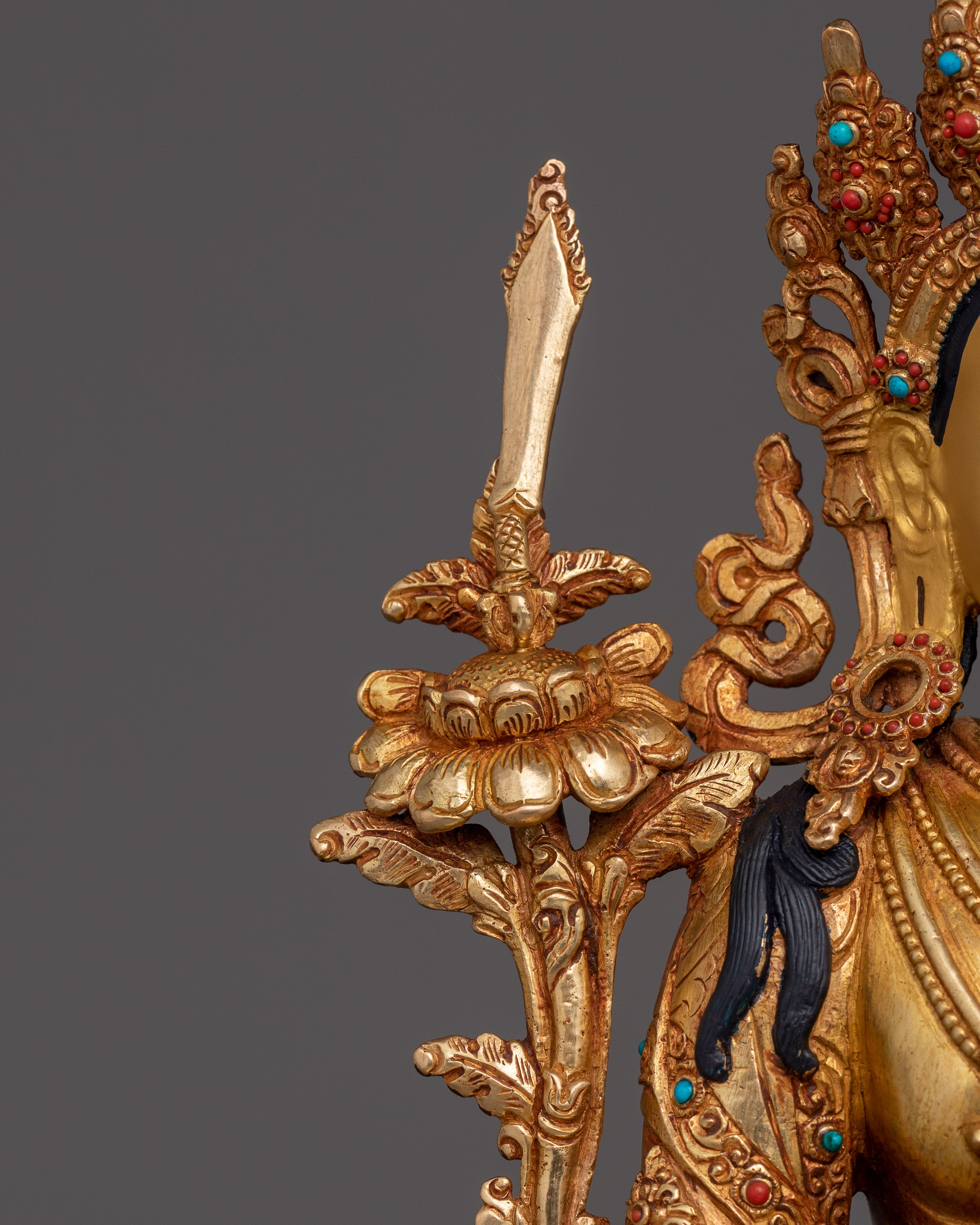 Youthful Energy of White Manjushri | Bodhisattva of Pure Wisdom