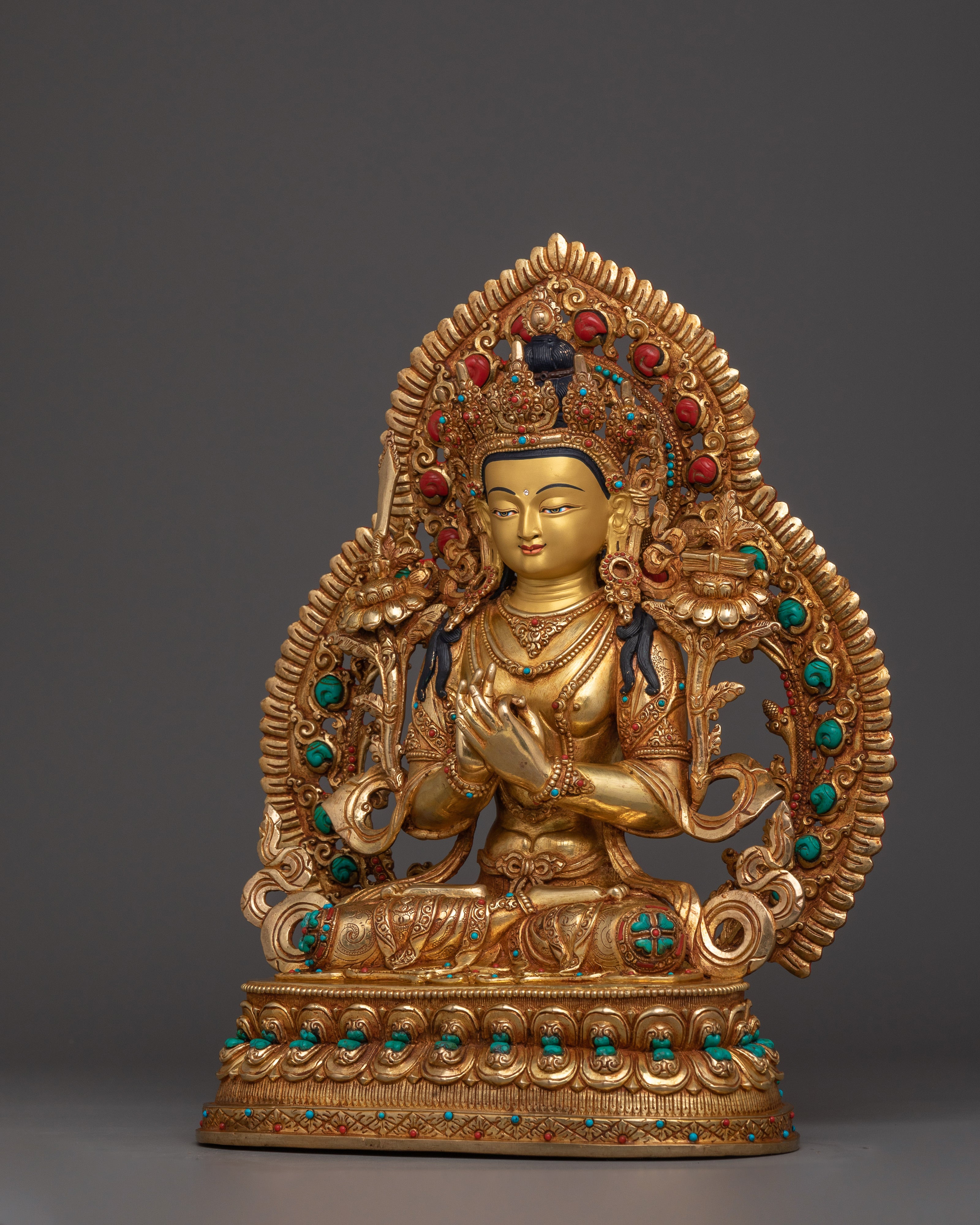 Youthful Energy of White Manjushri | Bodhisattva of Pure Wisdom
