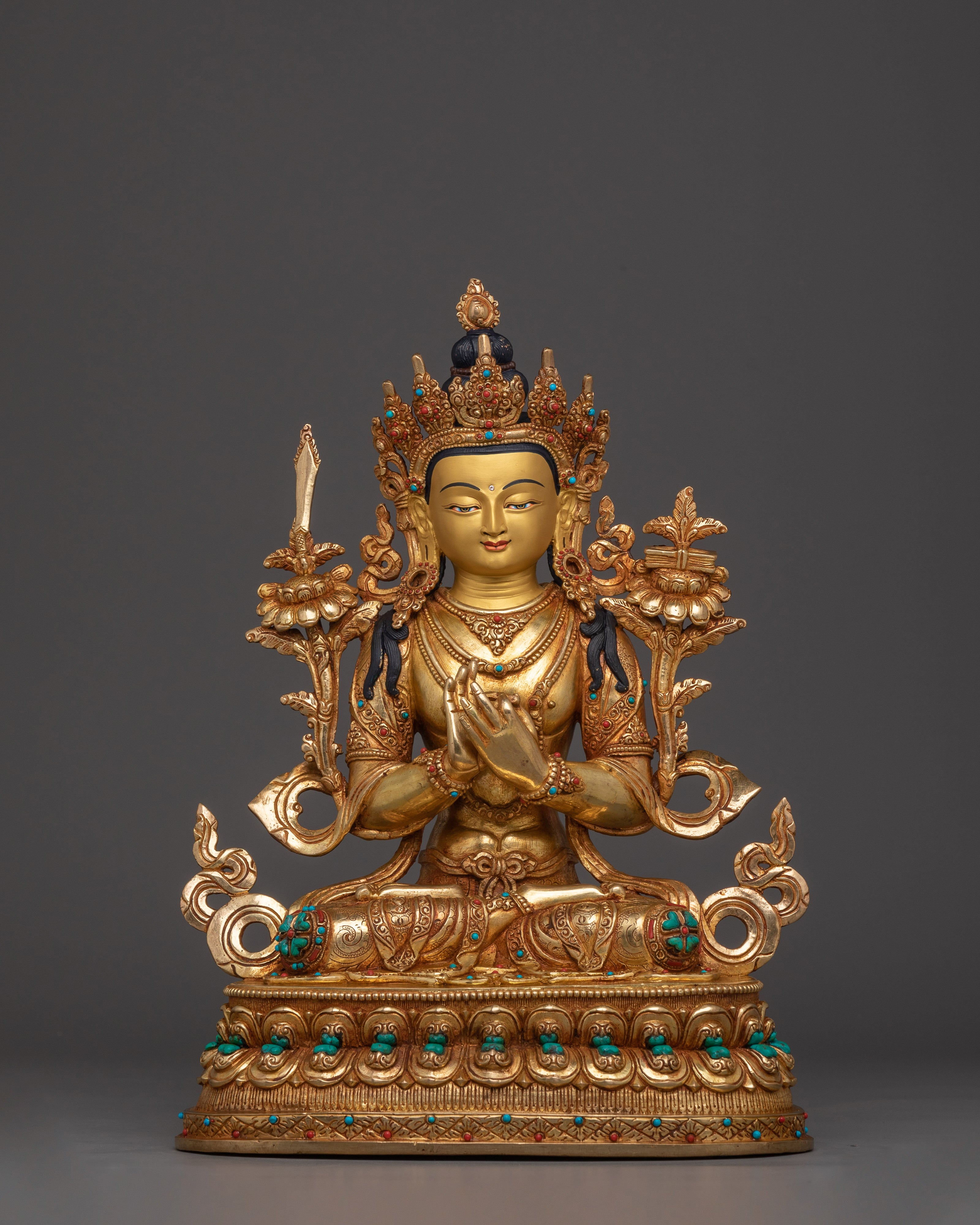 Youthful Energy of White Manjushri | Bodhisattva of Pure Wisdom