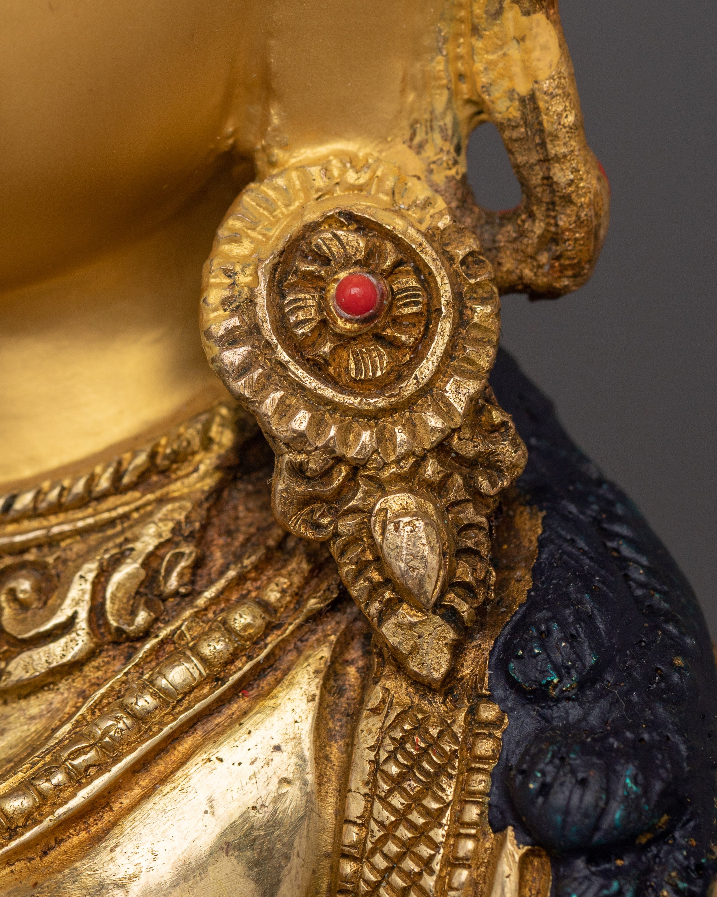 24k Gold Gilded Green Tara | Mother of All Buddhas