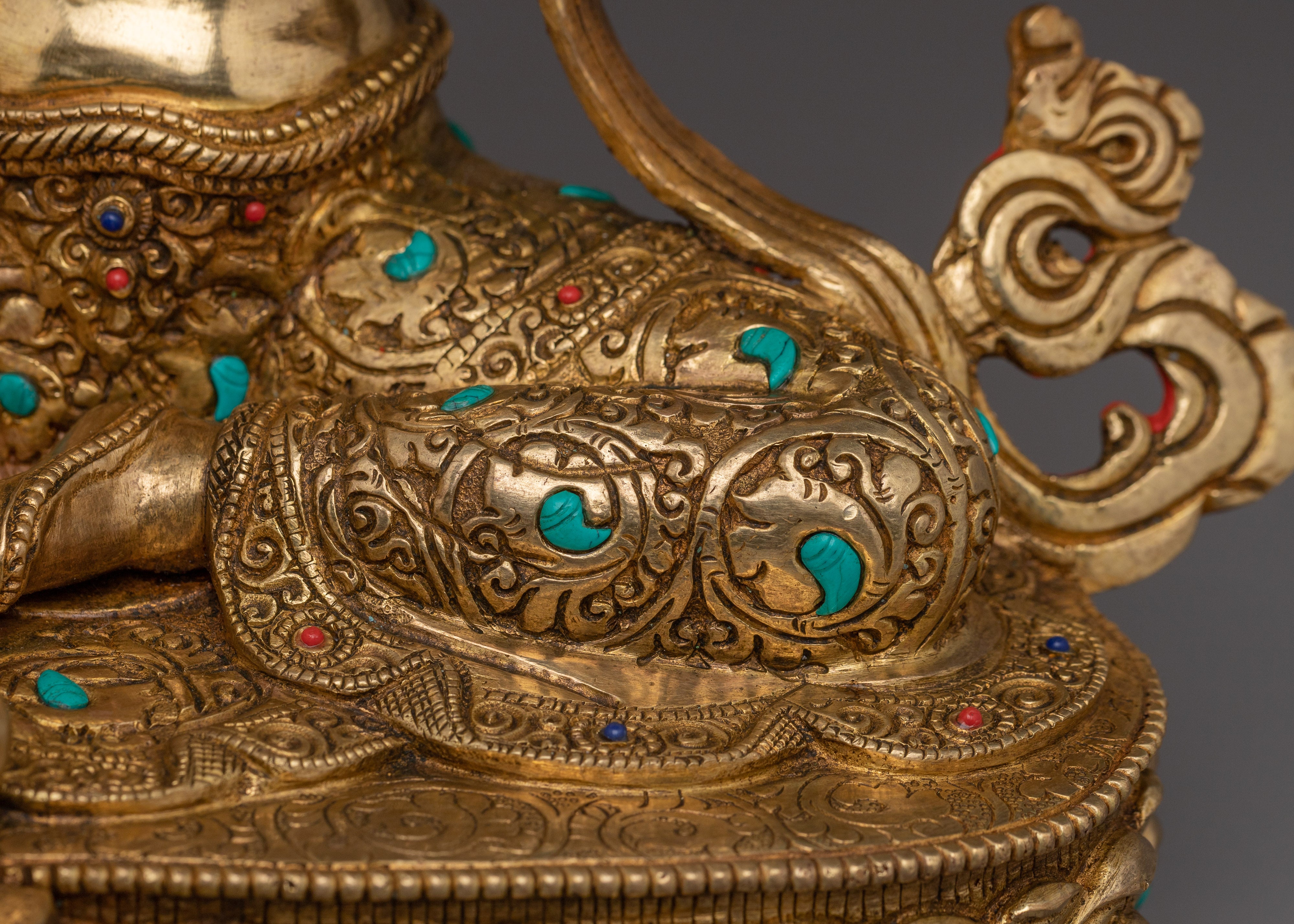 24k Gold Gilded Green Tara | Mother of All Buddhas