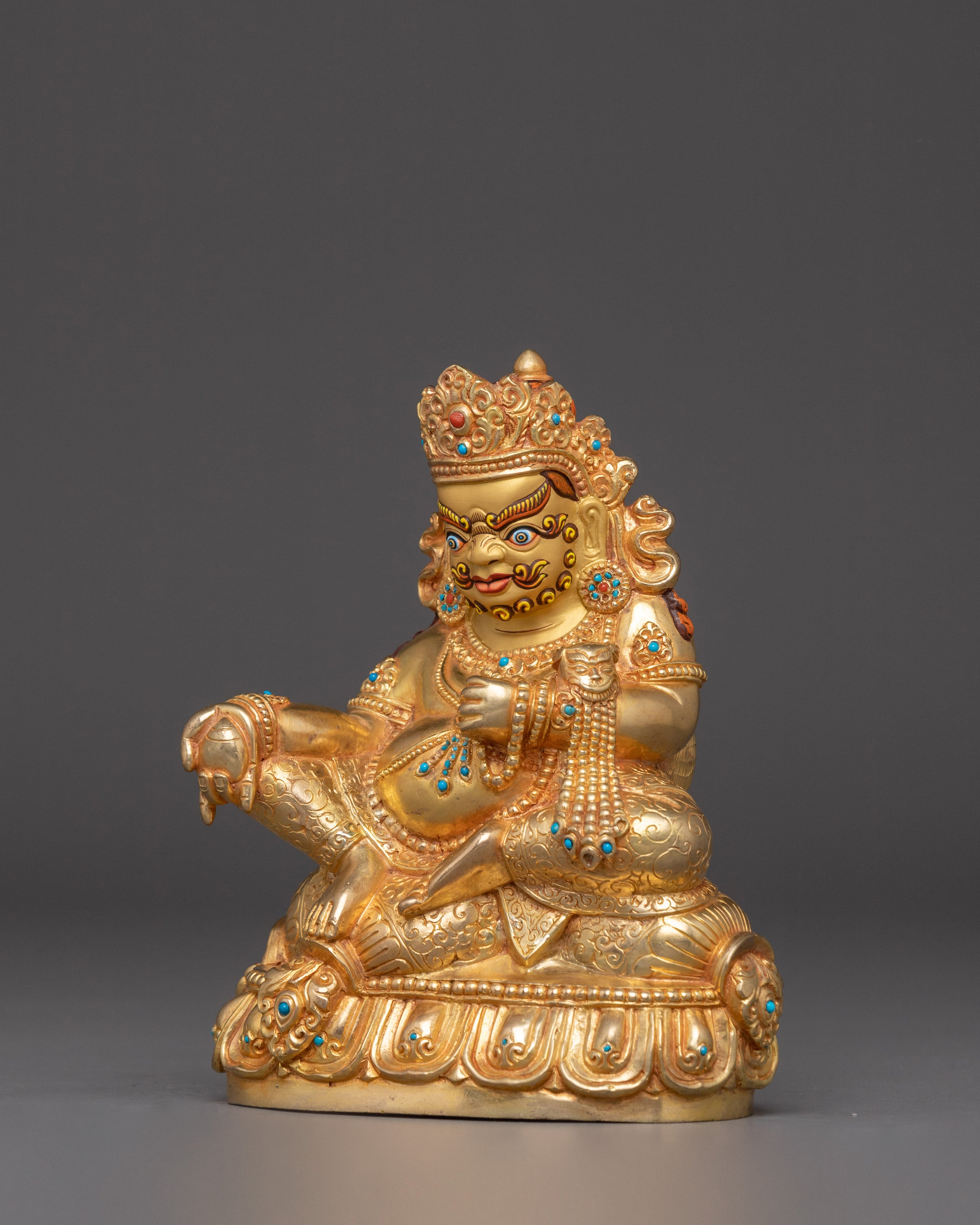 Lord of Abundance Dzambhala Statue | Guardian of Wealth