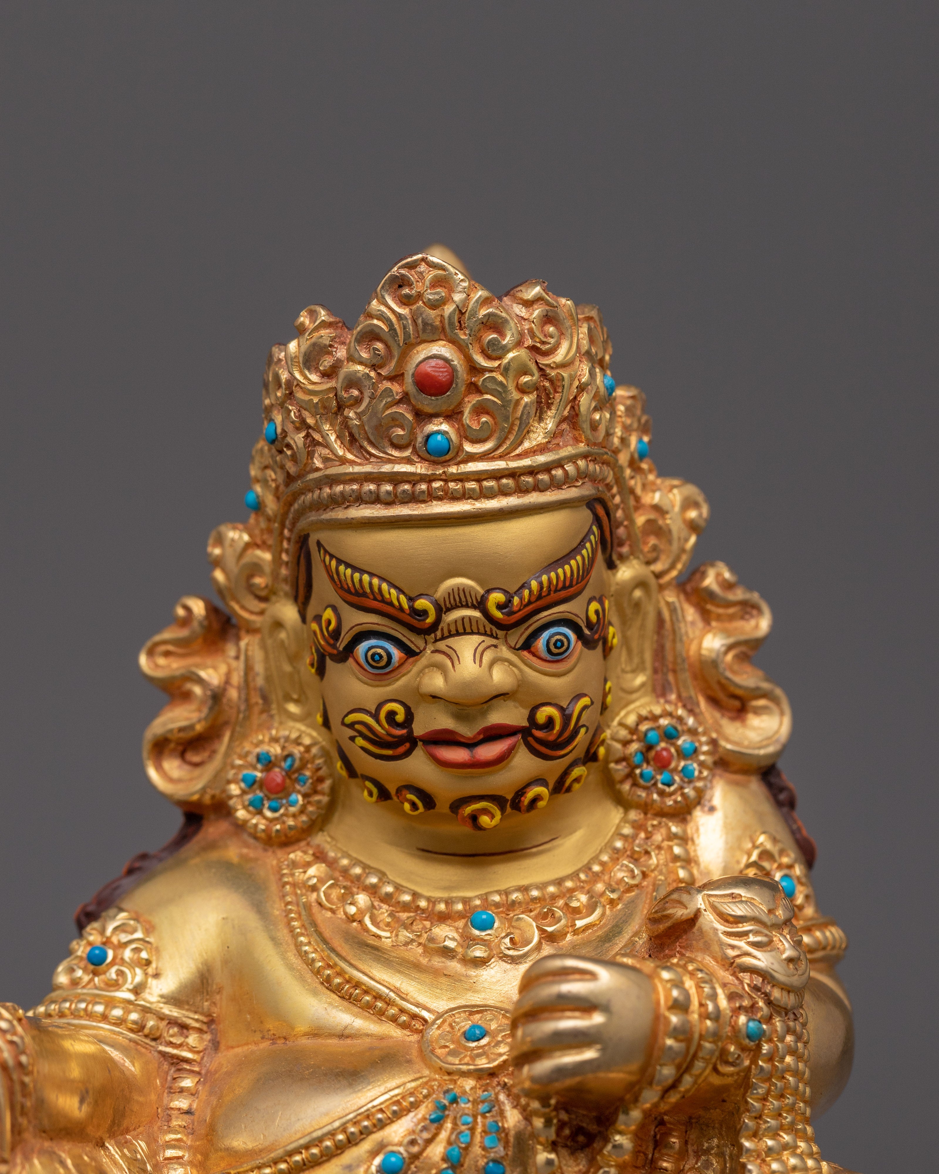 Lord of Abundance Dzambhala Statue | Guardian of Wealth
