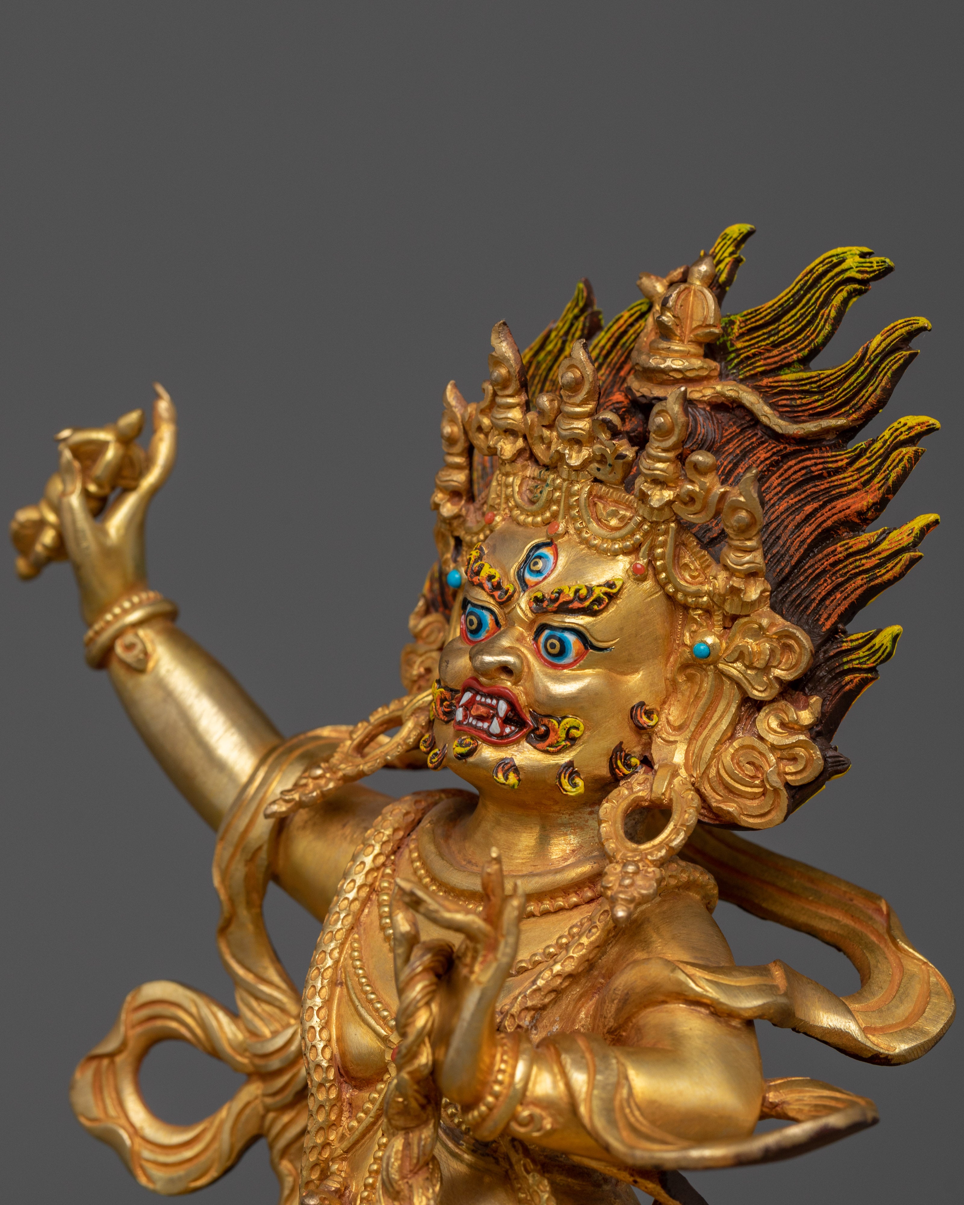 Chana Dorje Handcrafted Statue | Vajrapani - Wrathful Bodhisattva