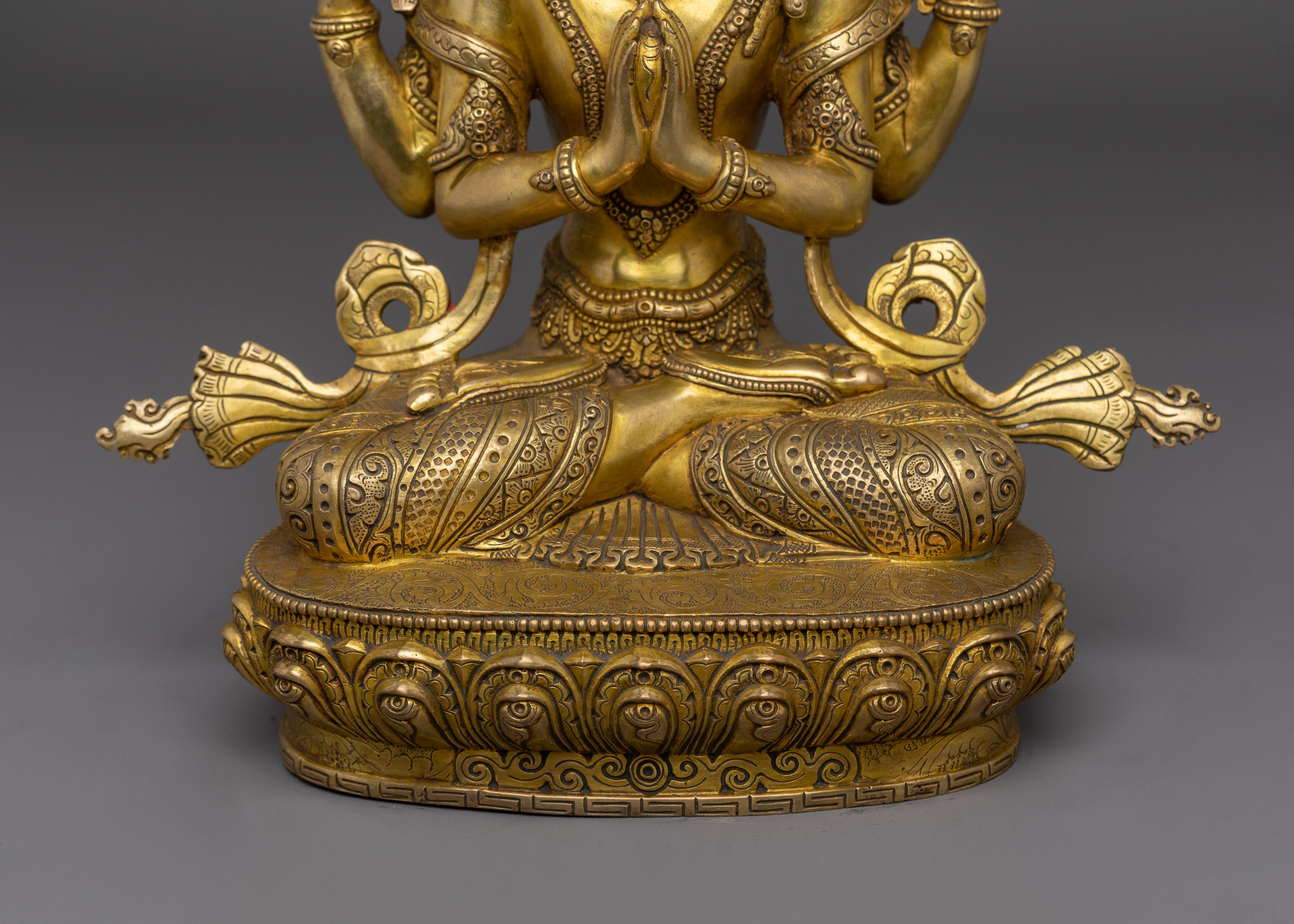 Embodiment of Boundless Compassion Chenrezig Statue | Avalokiteshvara Sculpture