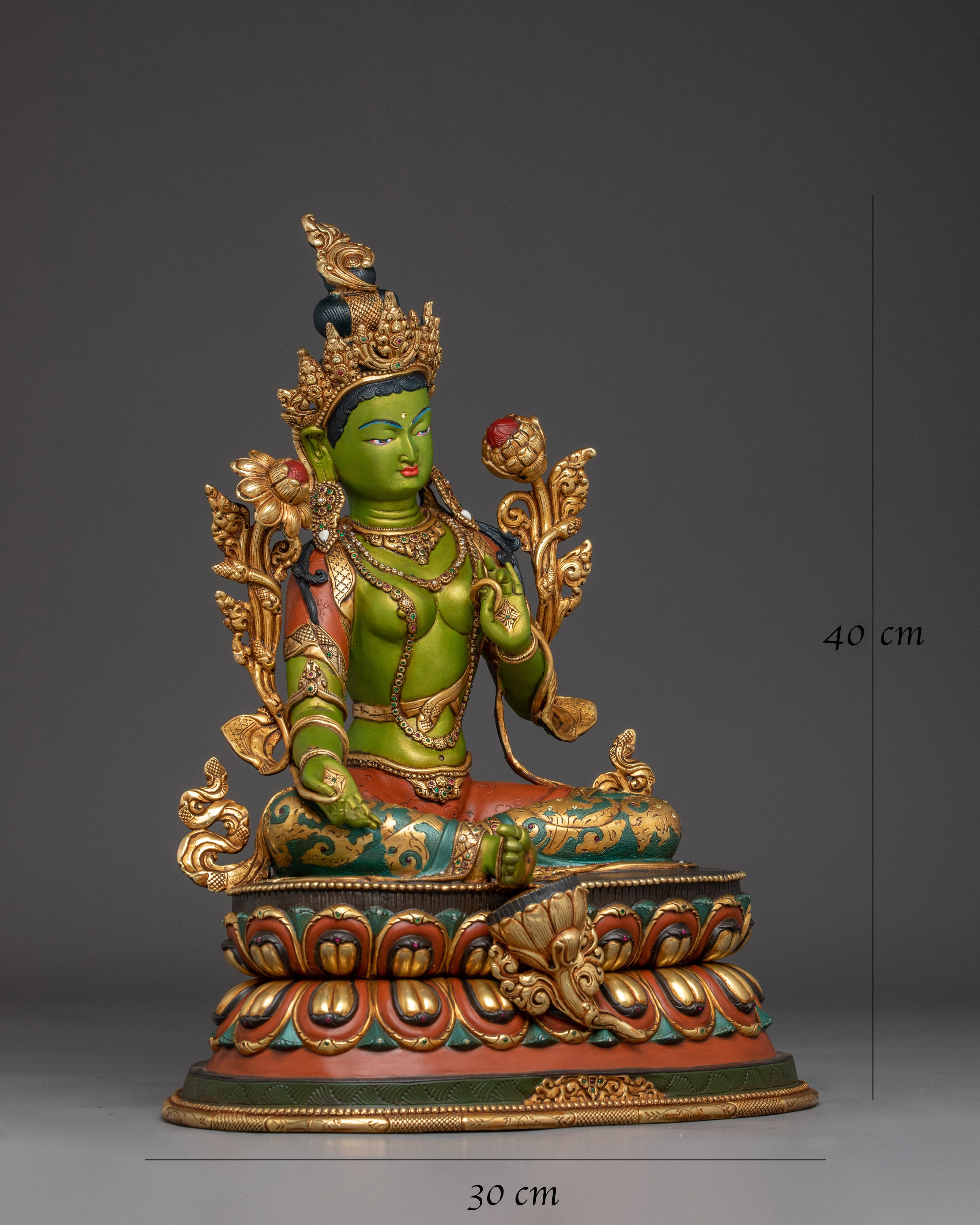 handcrafted-buddhist-art-of-green-tara