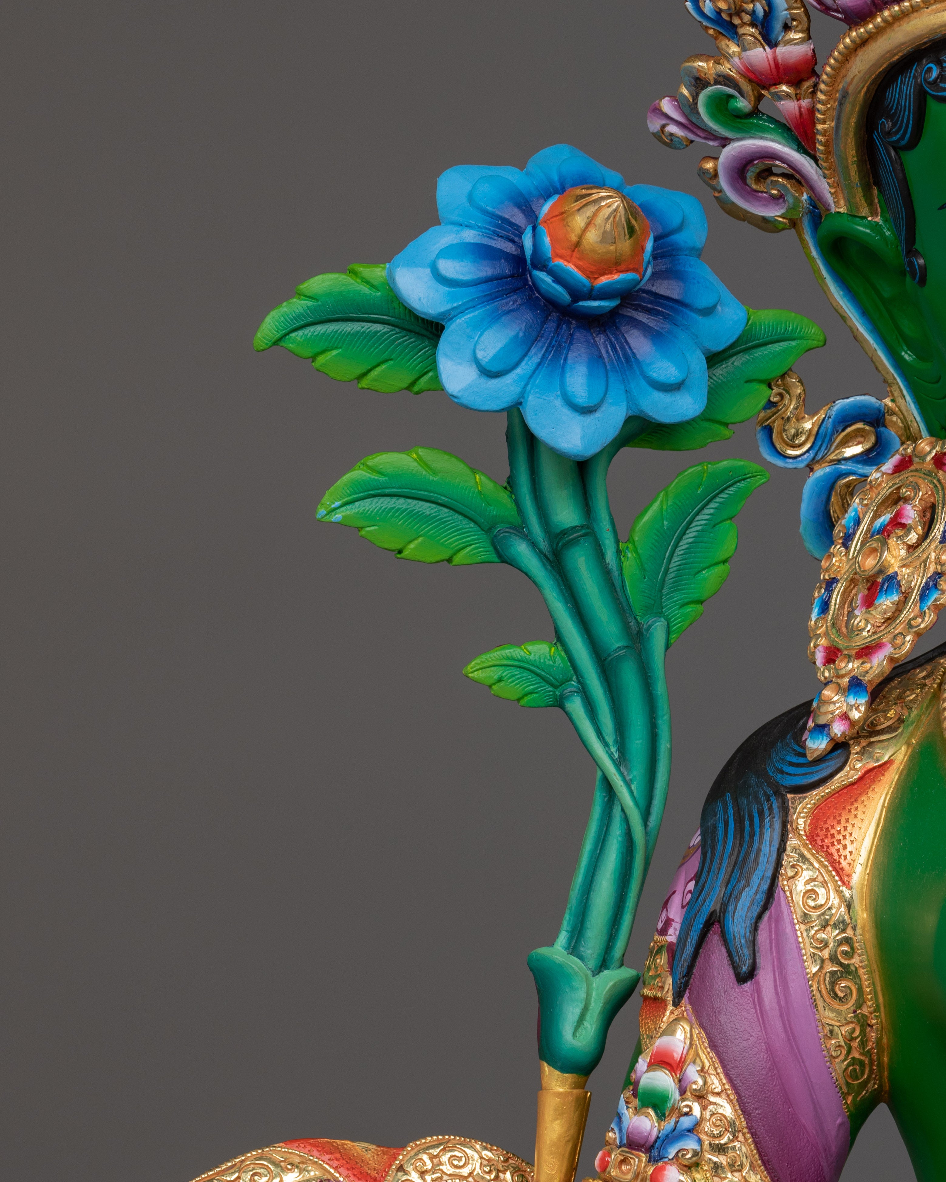 Compassionate Saviour Green Tara Statue | Shyama Tara - Mother of All Buddhas