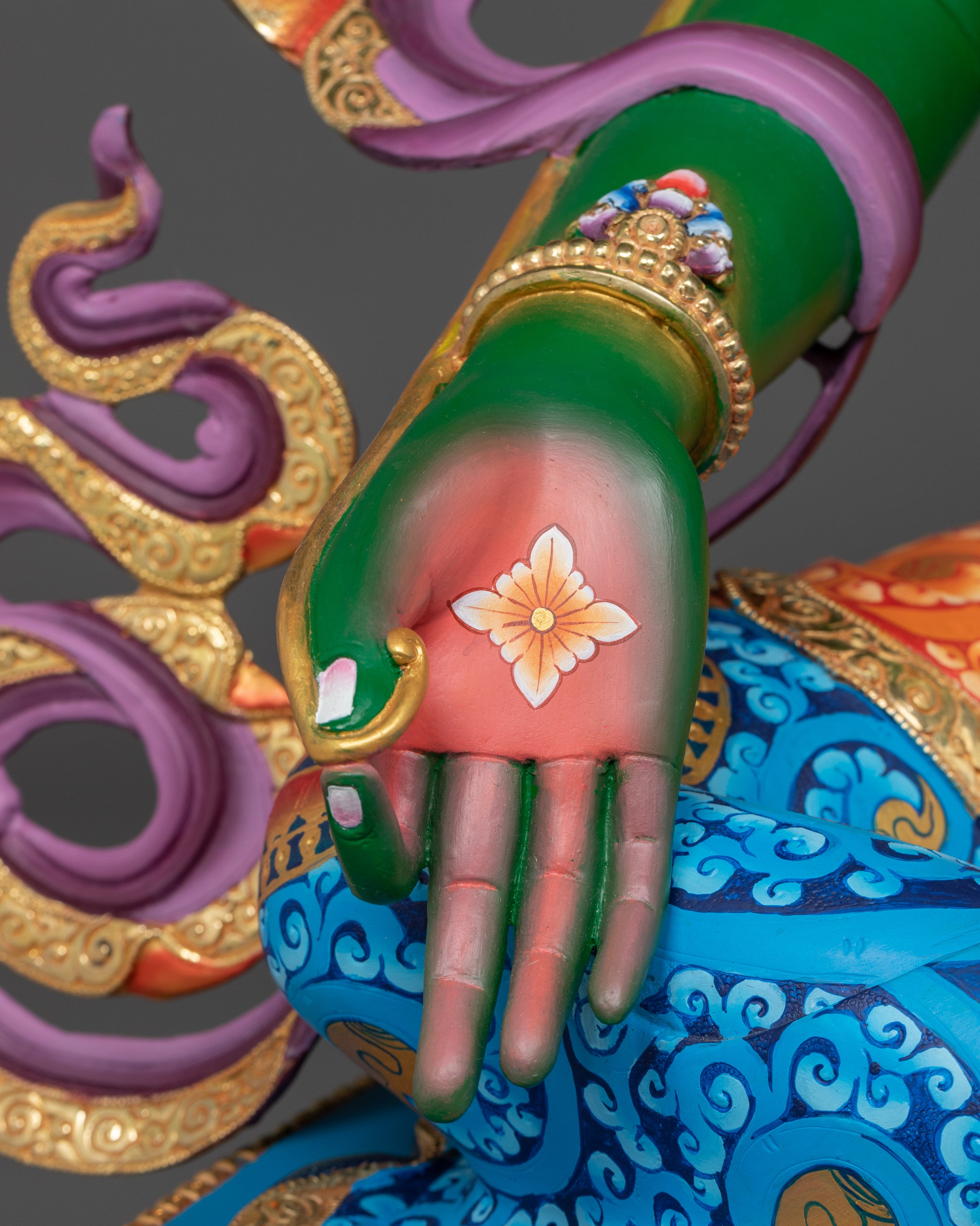 Compassionate Saviour Green Tara Statue | Shyama Tara - Mother of All Buddhas