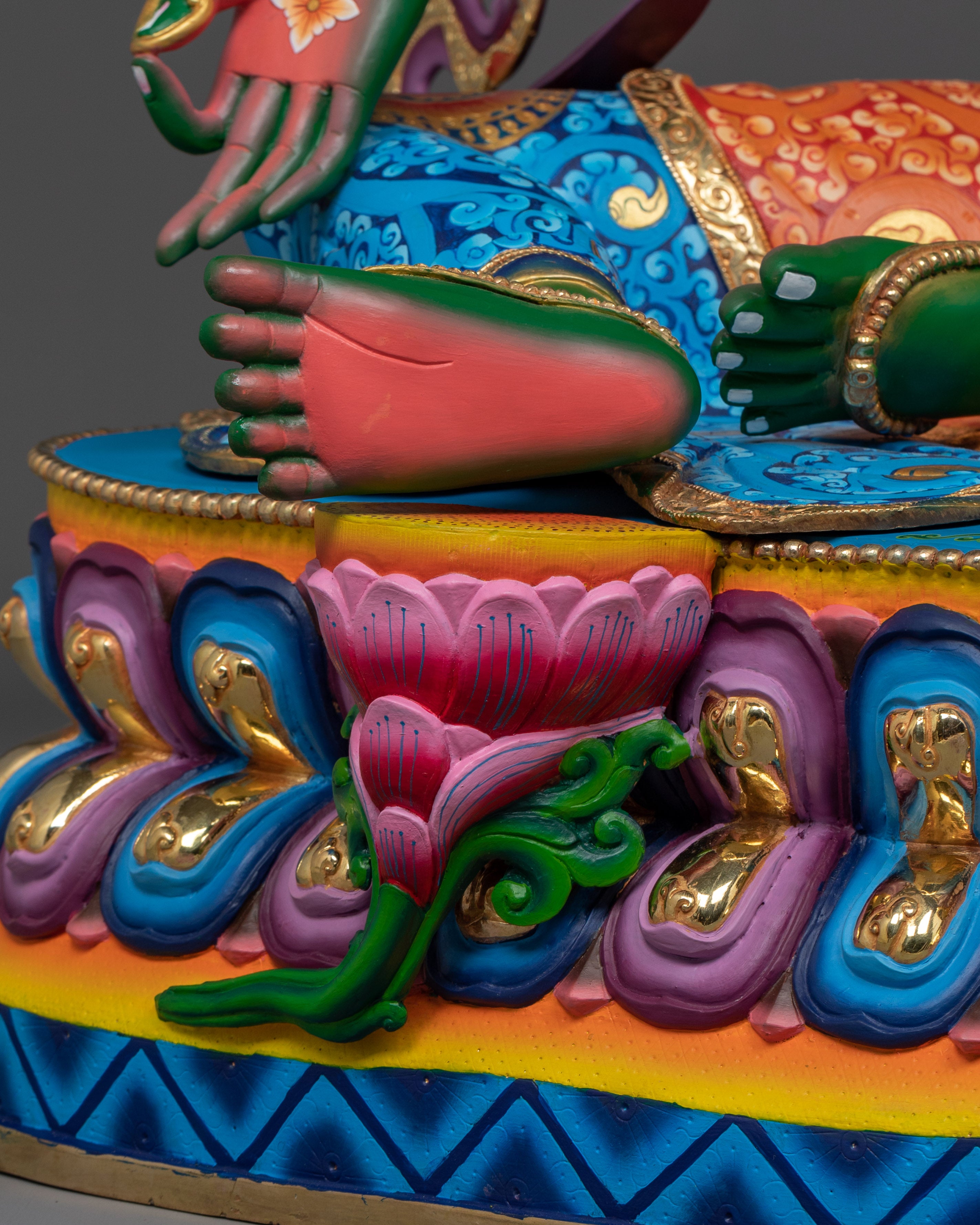 Compassionate Saviour Green Tara Statue | Shyama Tara - Mother of All Buddhas