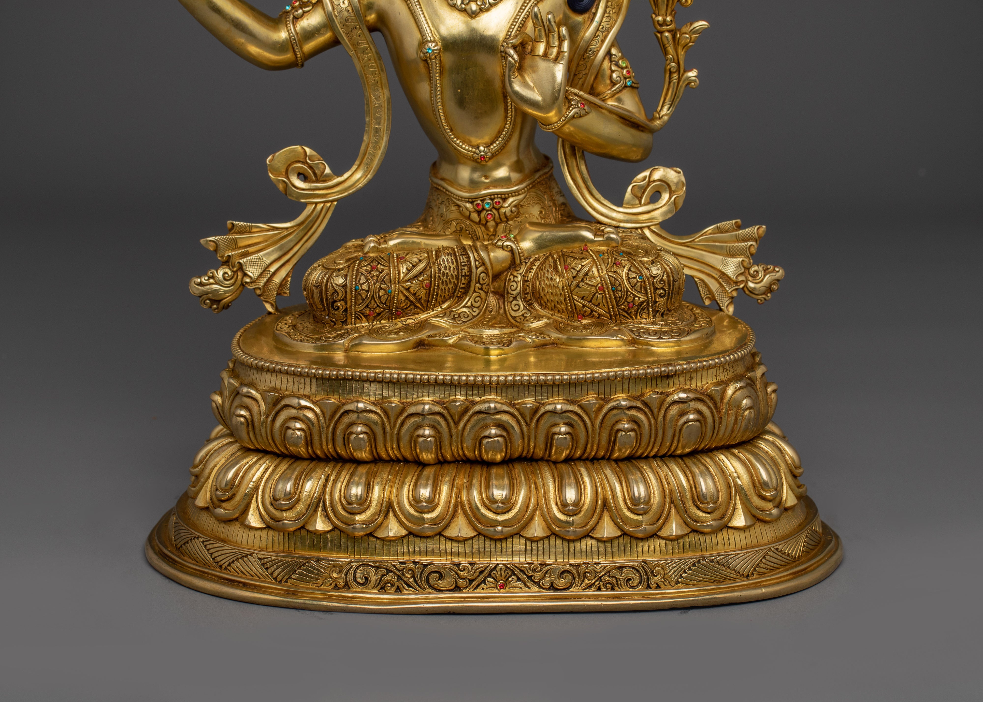 Supreme Wisdom Manjushri Figurine | Wisdom Bodhisattva Statue