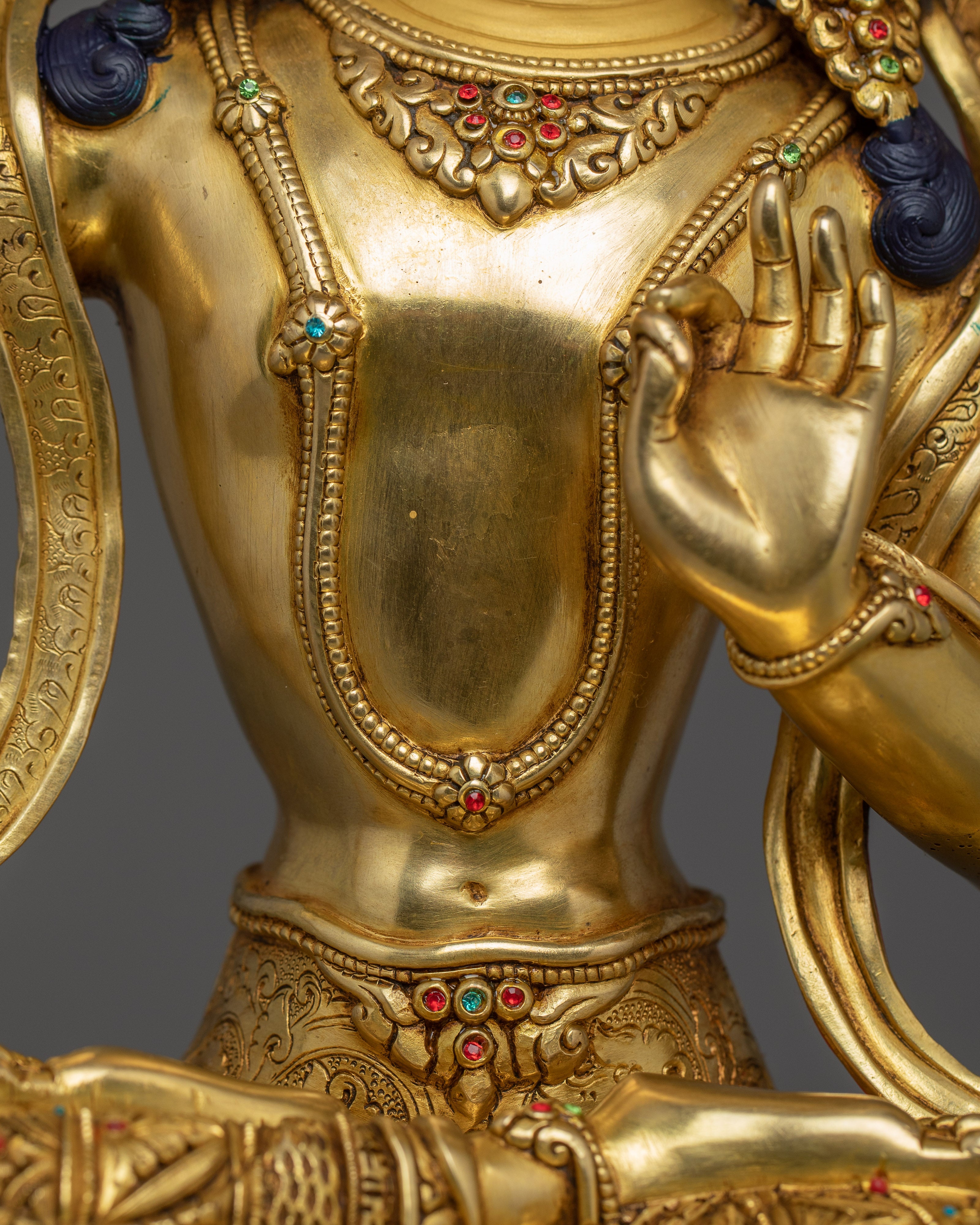 Supreme Wisdom Manjushri Figurine | Wisdom Bodhisattva Statue