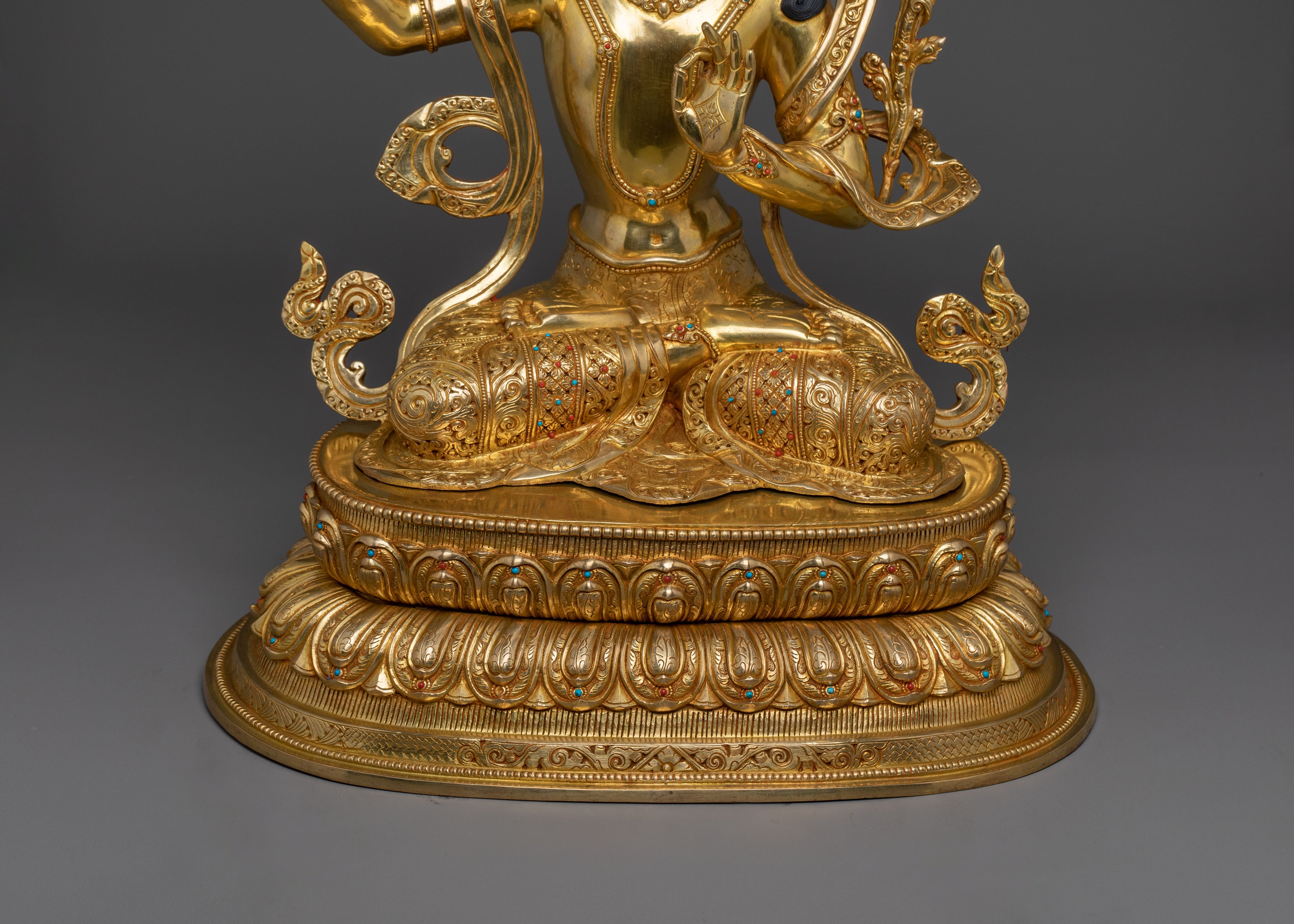 Ultimate Wisdom Bodhisattva Manjushri Statue | Spiritual Decor for Meditation