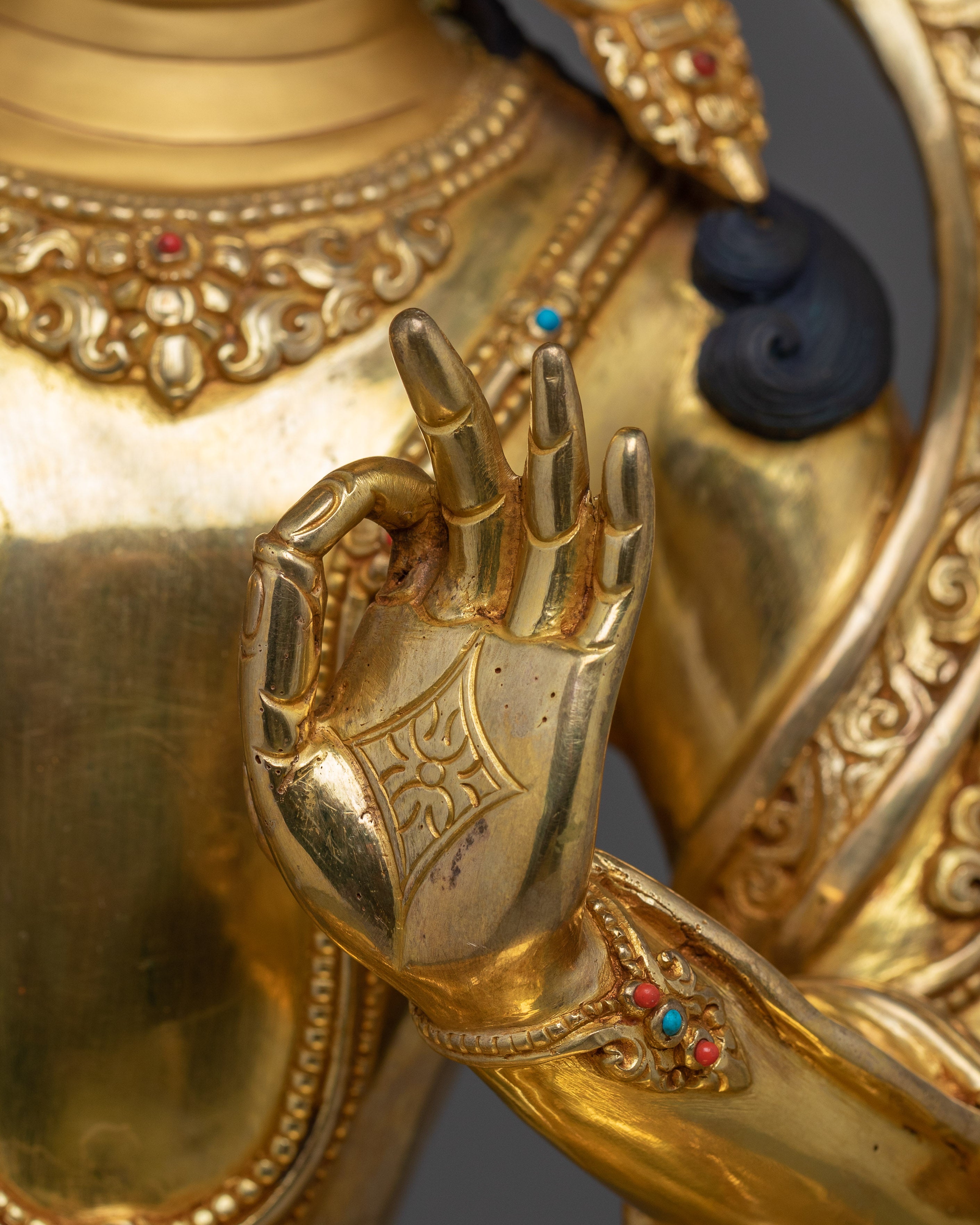 Ultimate Wisdom Bodhisattva Manjushri Statue | Spiritual Decor for Meditation