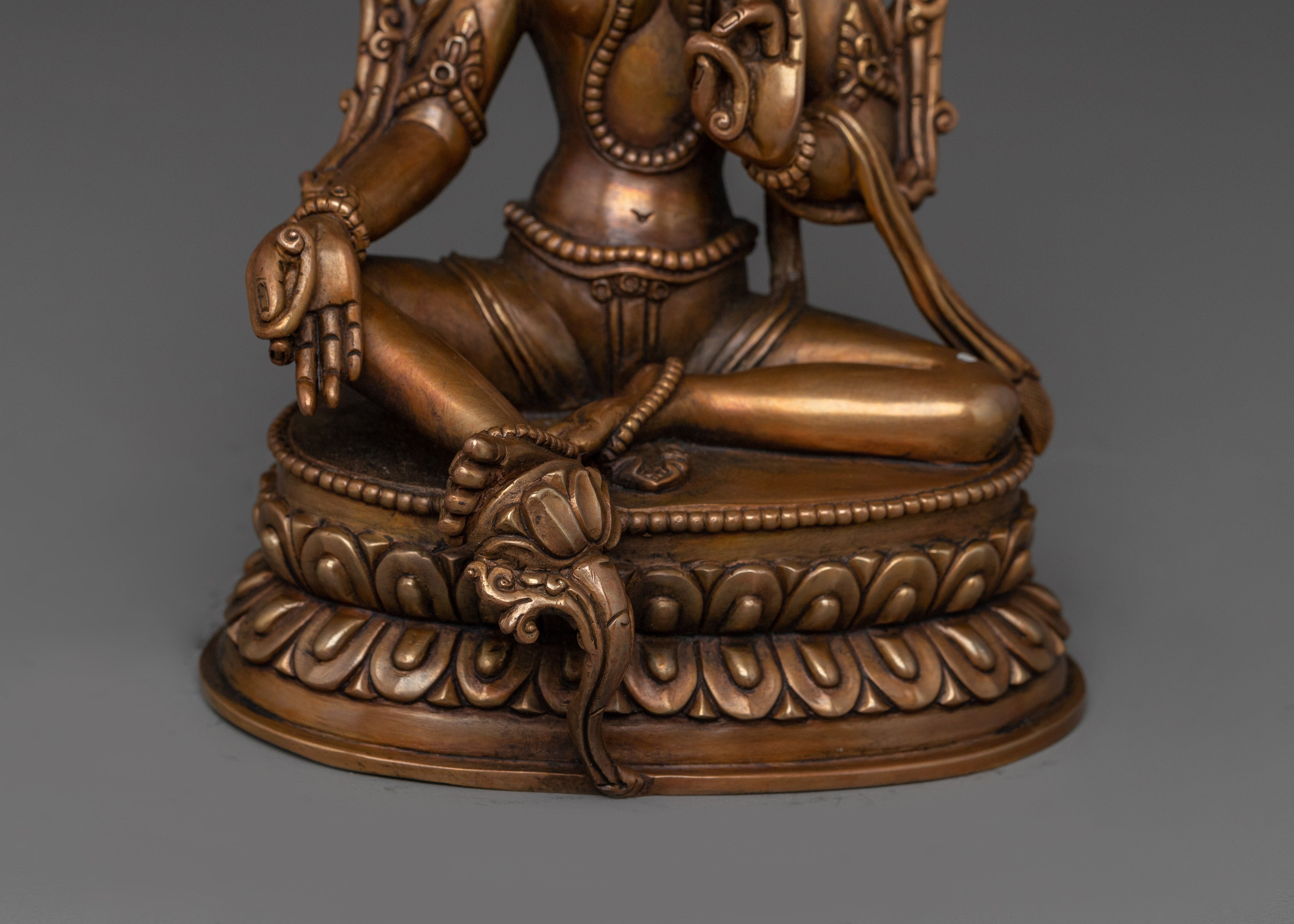 Shyama Tara Oxidized Statue | Green Tara - Mother of All Buddhas