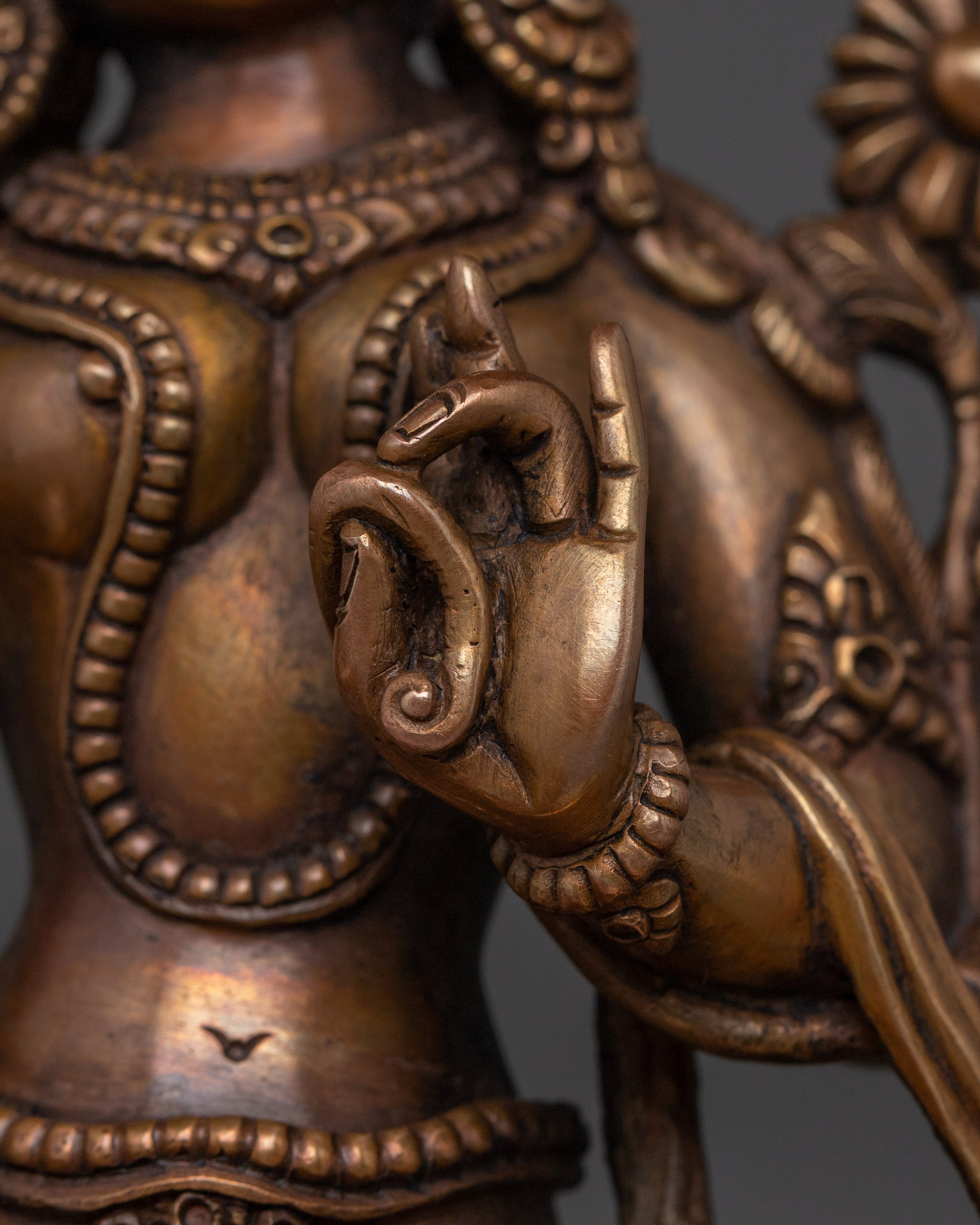 Shyama Tara Oxidized Statue | Green Tara - Mother of All Buddhas