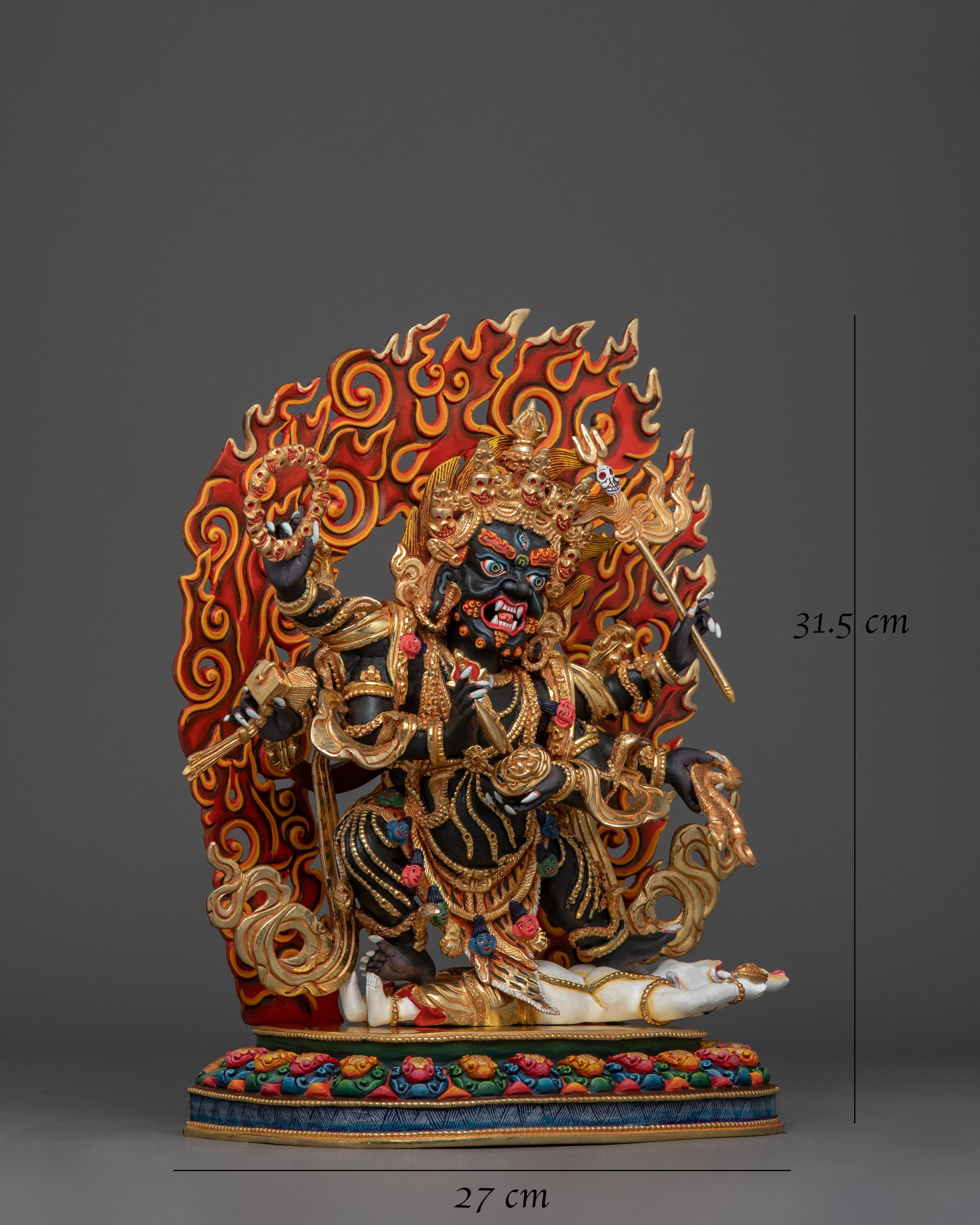statue-of-wrathful-6-armed-mahakala