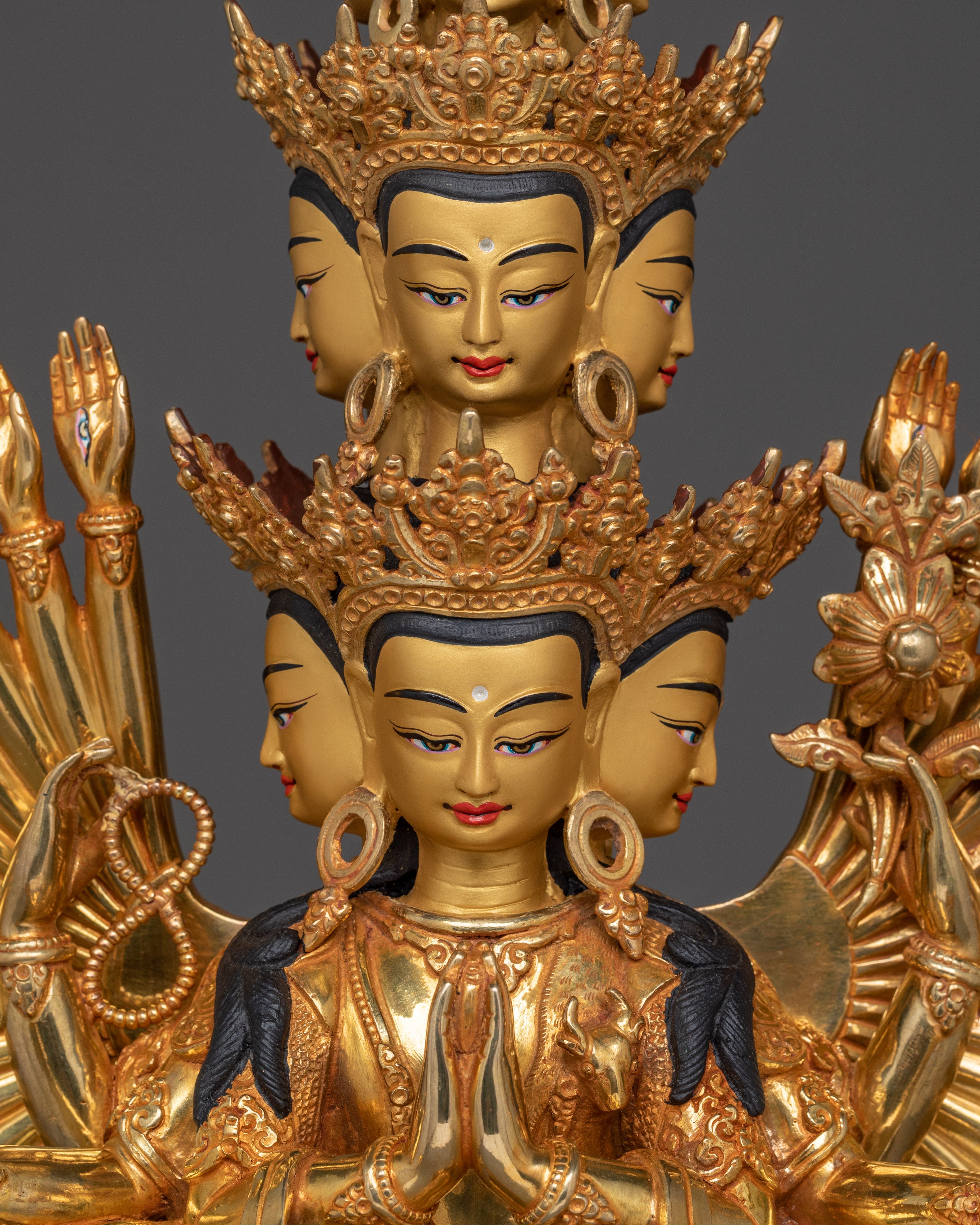 Thousand Armed Chenrezig Figurine | Avalokiteshvara Statue