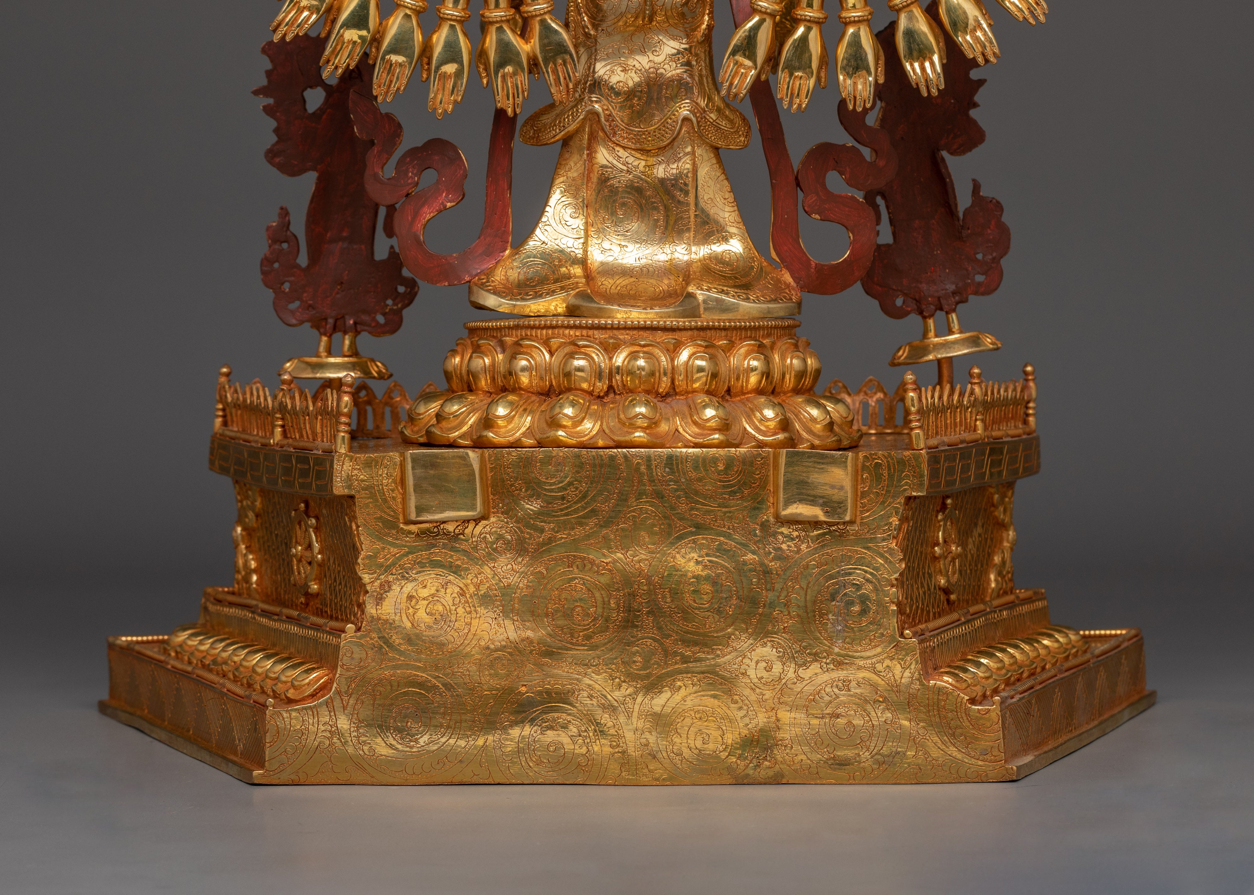 Thousand Armed Chenrezig Figurine | Avalokiteshvara Statue