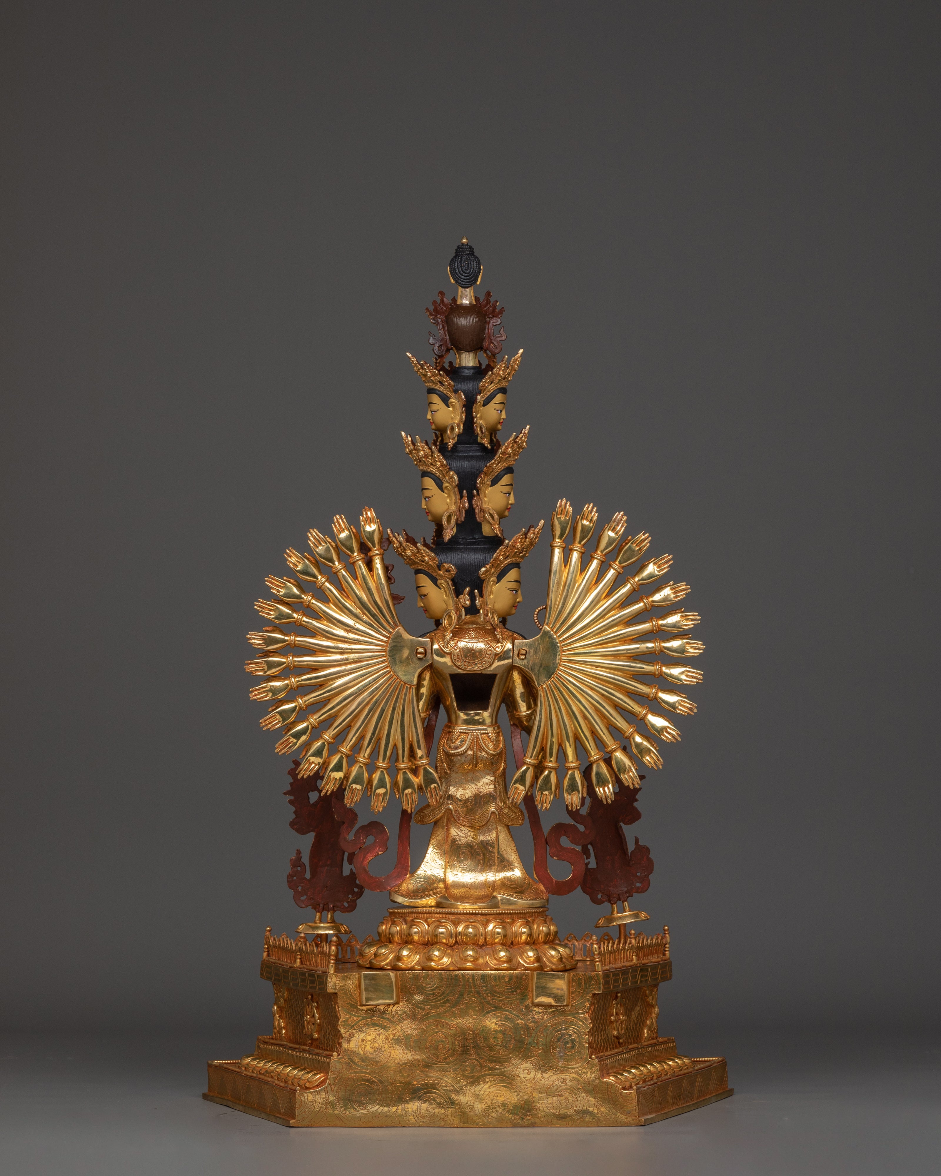 Thousand Armed Chenrezig Figurine | Avalokiteshvara Statue