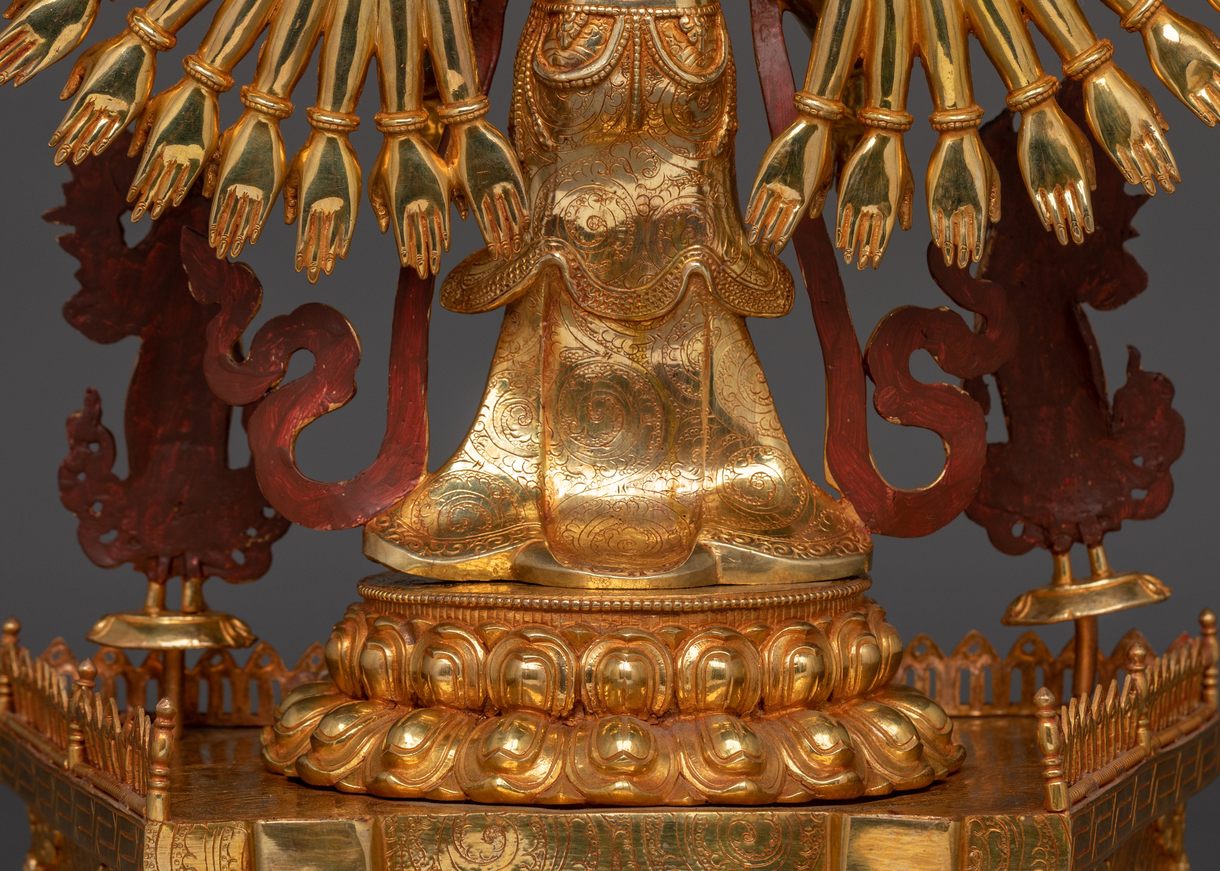 Thousand Armed Chenrezig Figurine | Avalokiteshvara Statue