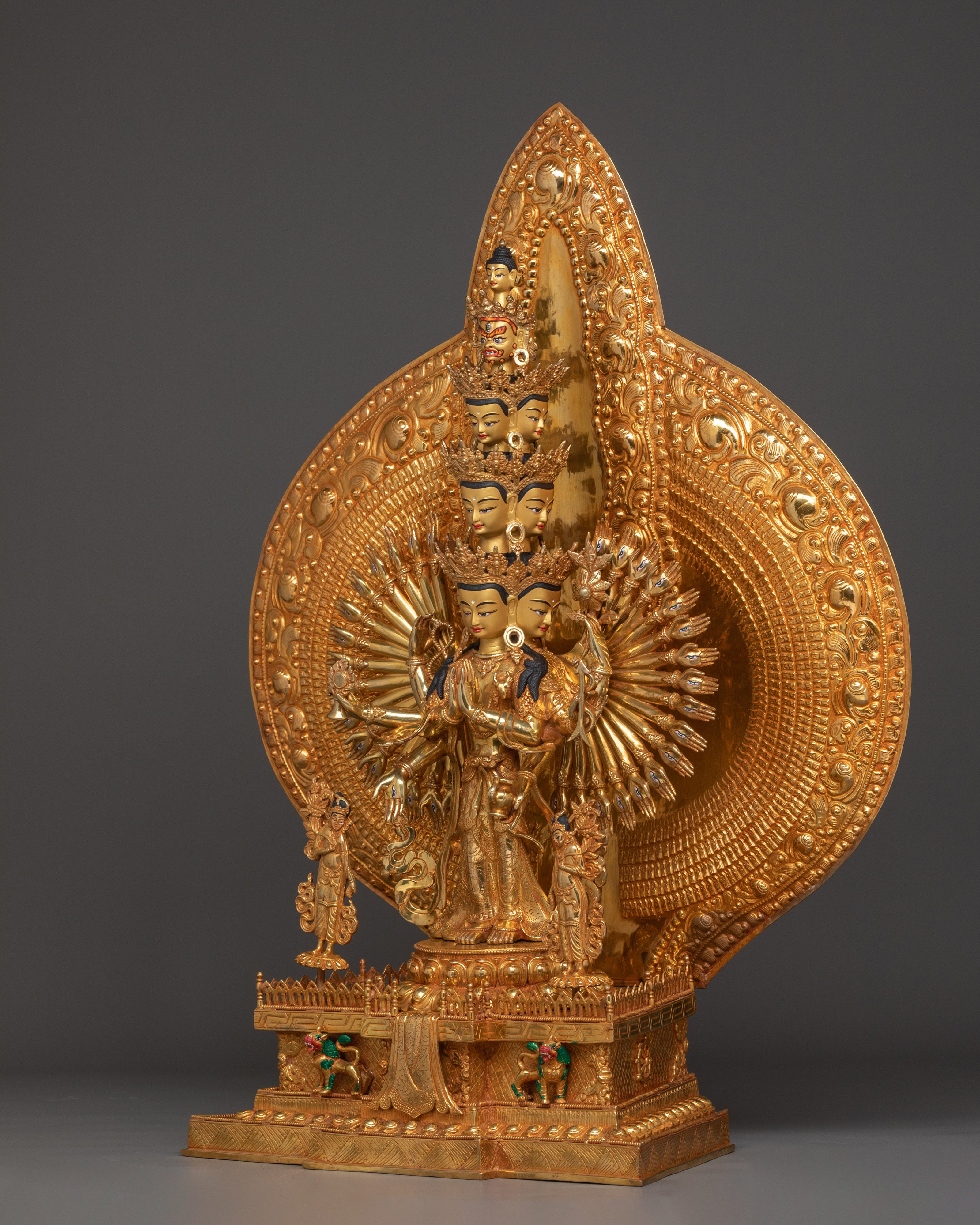 Thousand Armed Chenrezig Figurine | Avalokiteshvara Statue