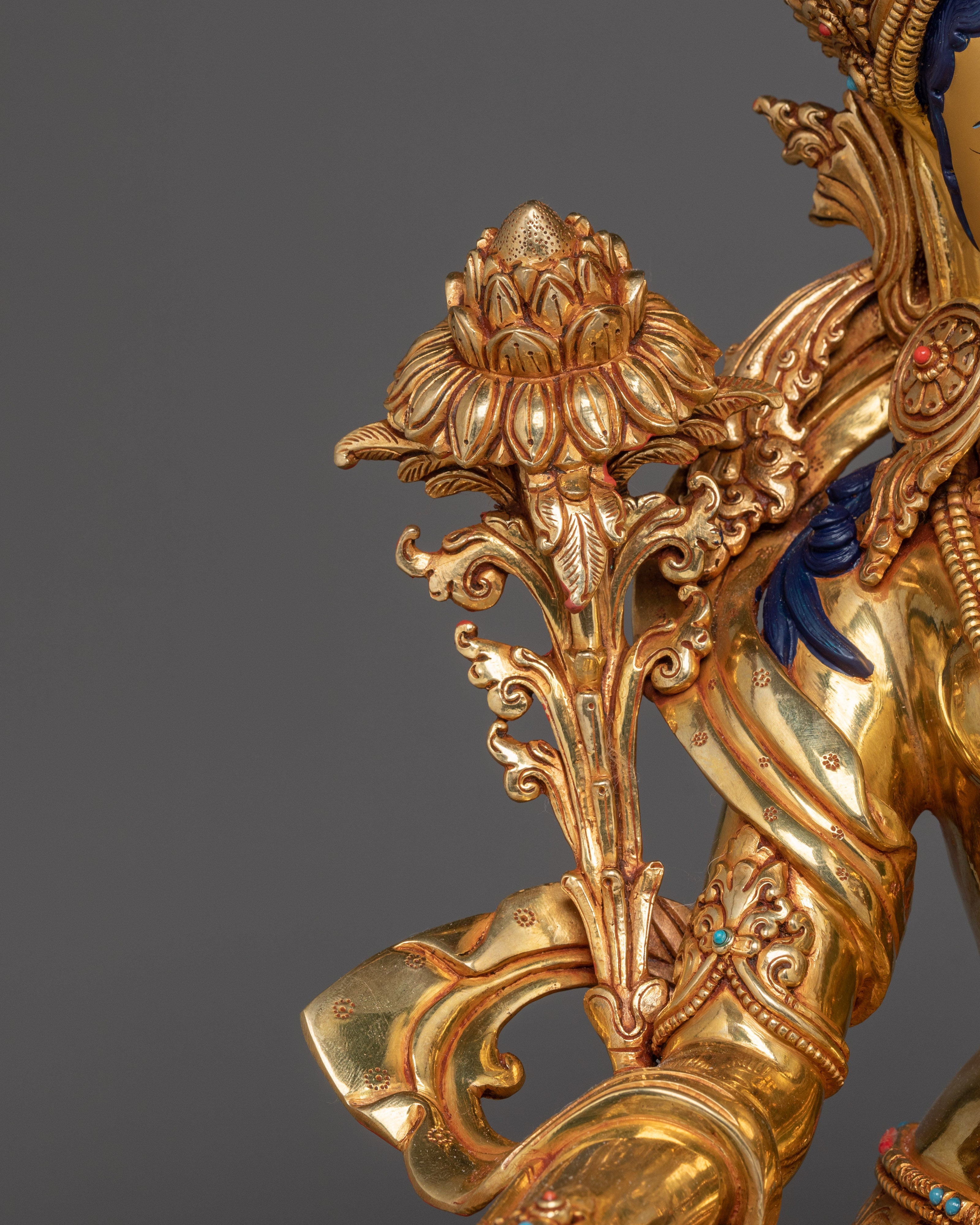 Enlightened Green Tara Statue | Shyama Tara - Tibetan Compassionate Deity