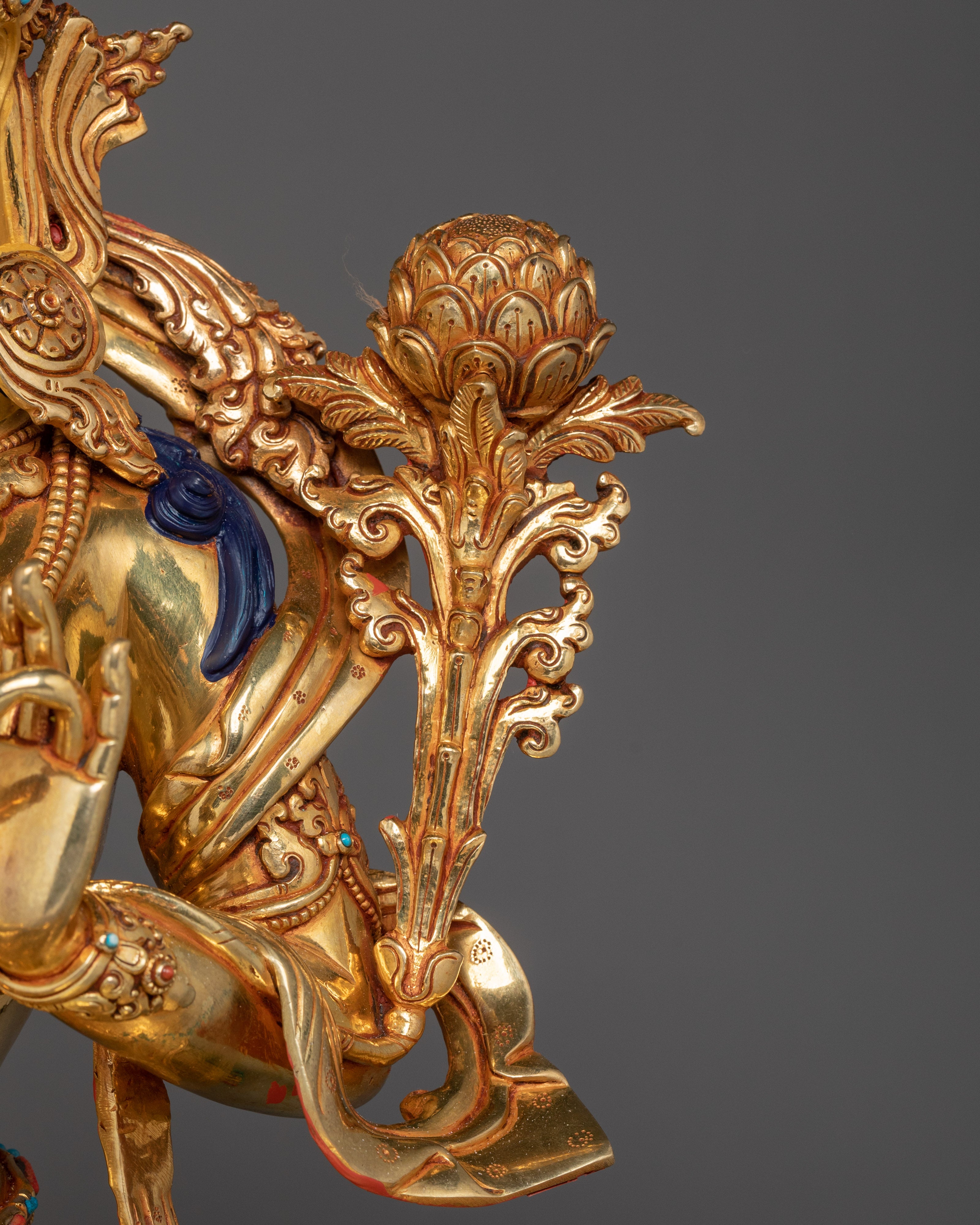 Enlightened Green Tara Statue | Shyama Tara - Tibetan Compassionate Deity